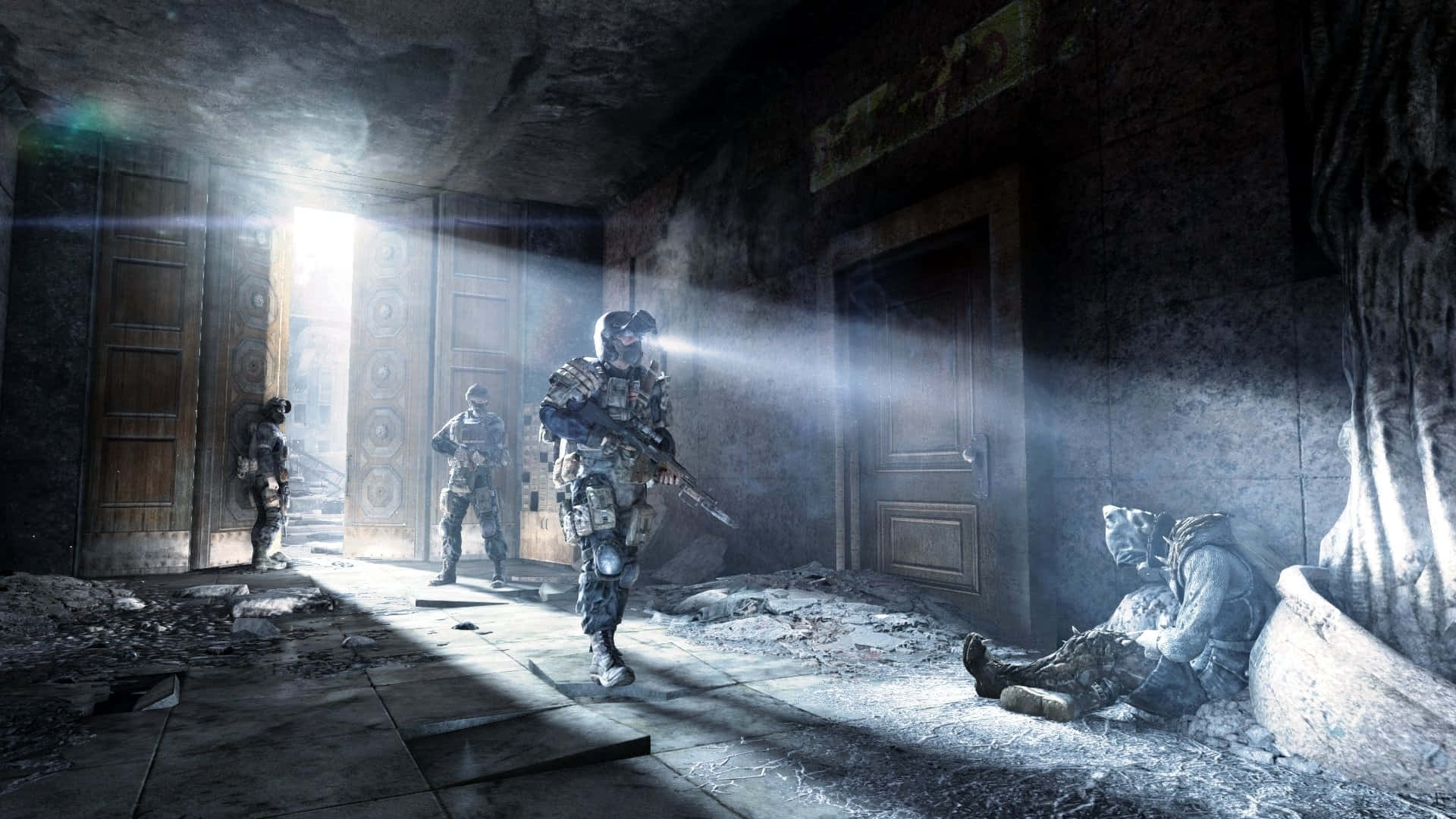 nuclear winter, 1920 x 1080, tactical gear, Full HD Desktop Wallpaper
