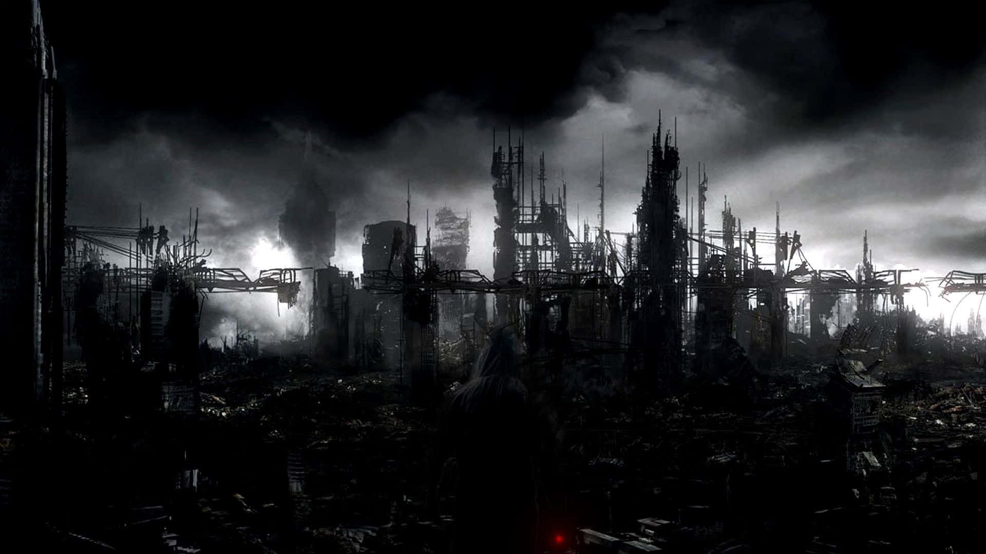 apocalypse, 1920 x 1080, hooded figure, Full HD Desktop Wallpaper