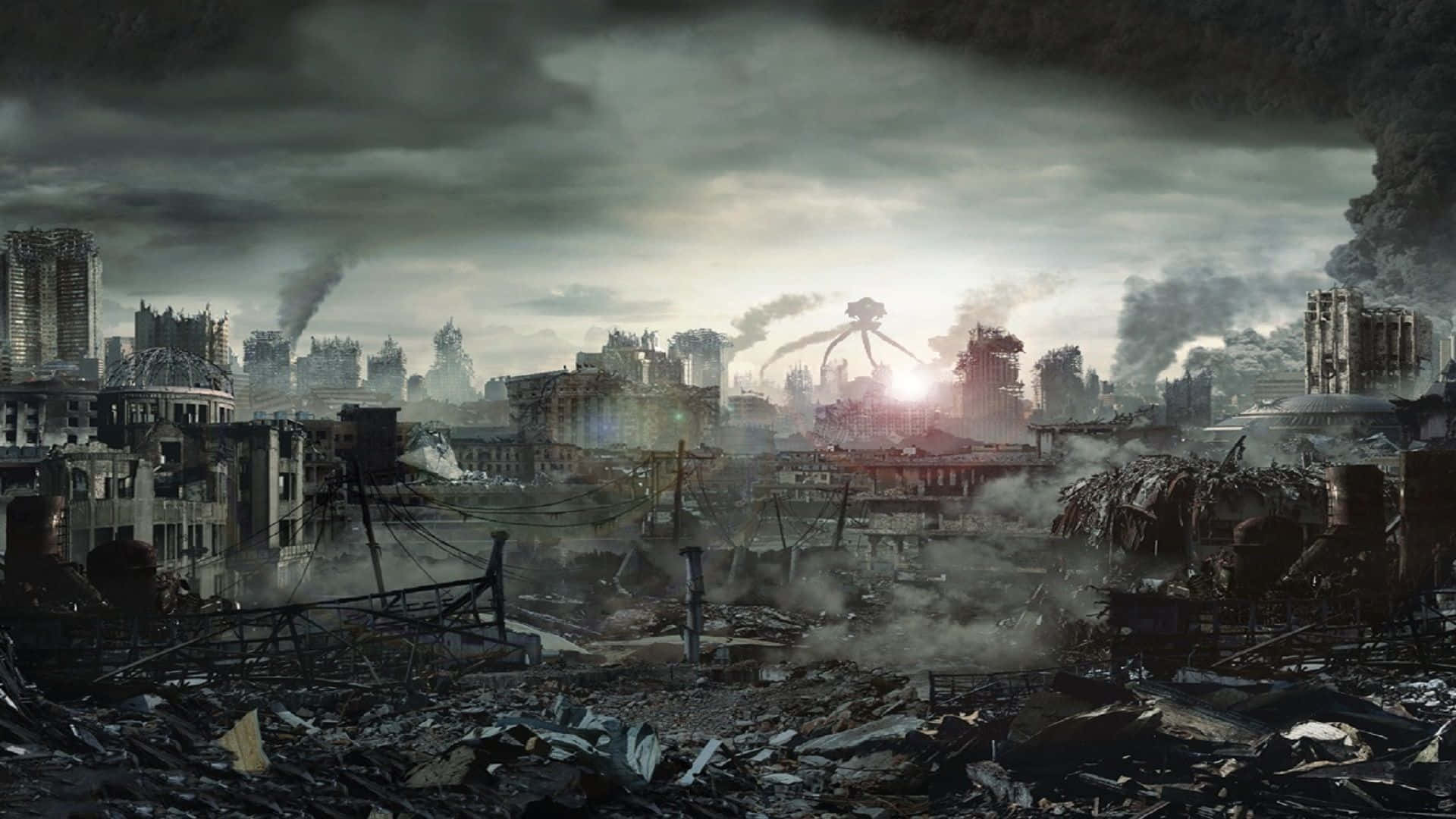 apocalypse, 1920 x 1080, post-apocalyptic cityscape, Full HD Desktop Wallpaper