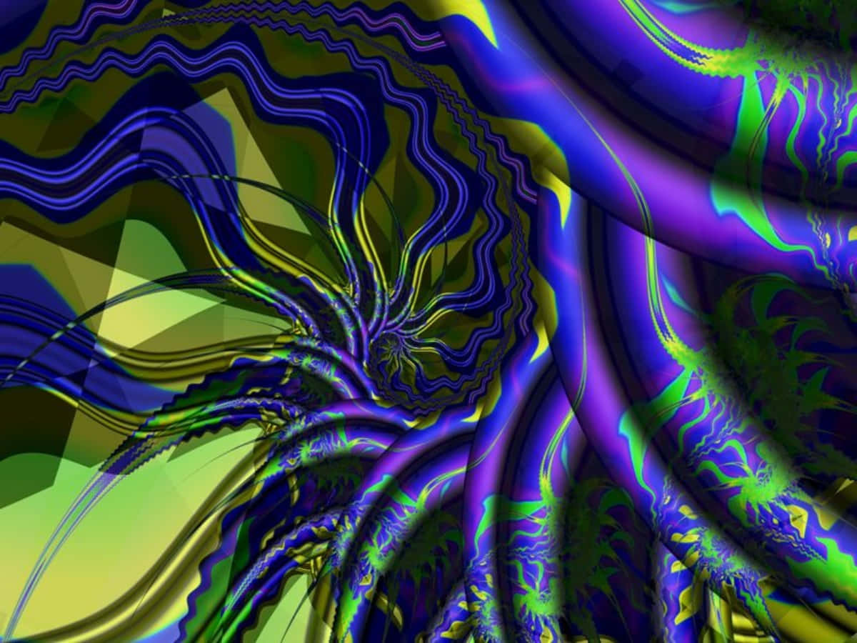 Postmodernism, purple, green, SD Desktop Wallpaper