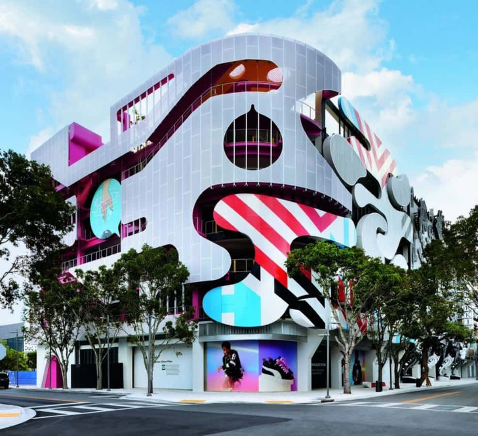 Postmodernism, pink, white, SD Desktop Wallpaper