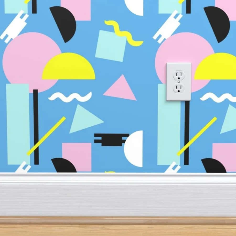 Postmodernism, pink, yellow, SD Desktop Wallpaper