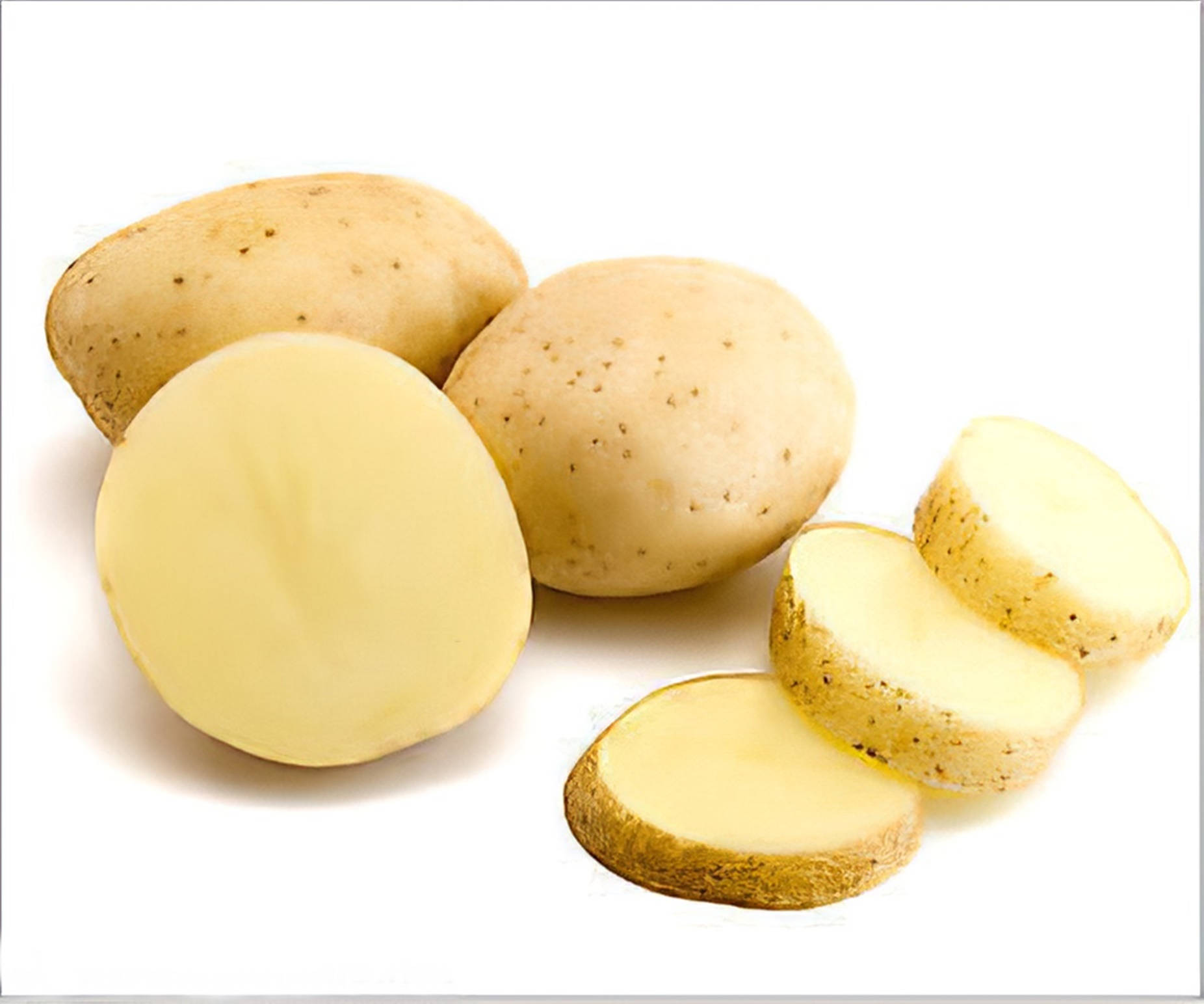 potato, yellow flesh, rough brown skin, HD Desktop Wallpaper