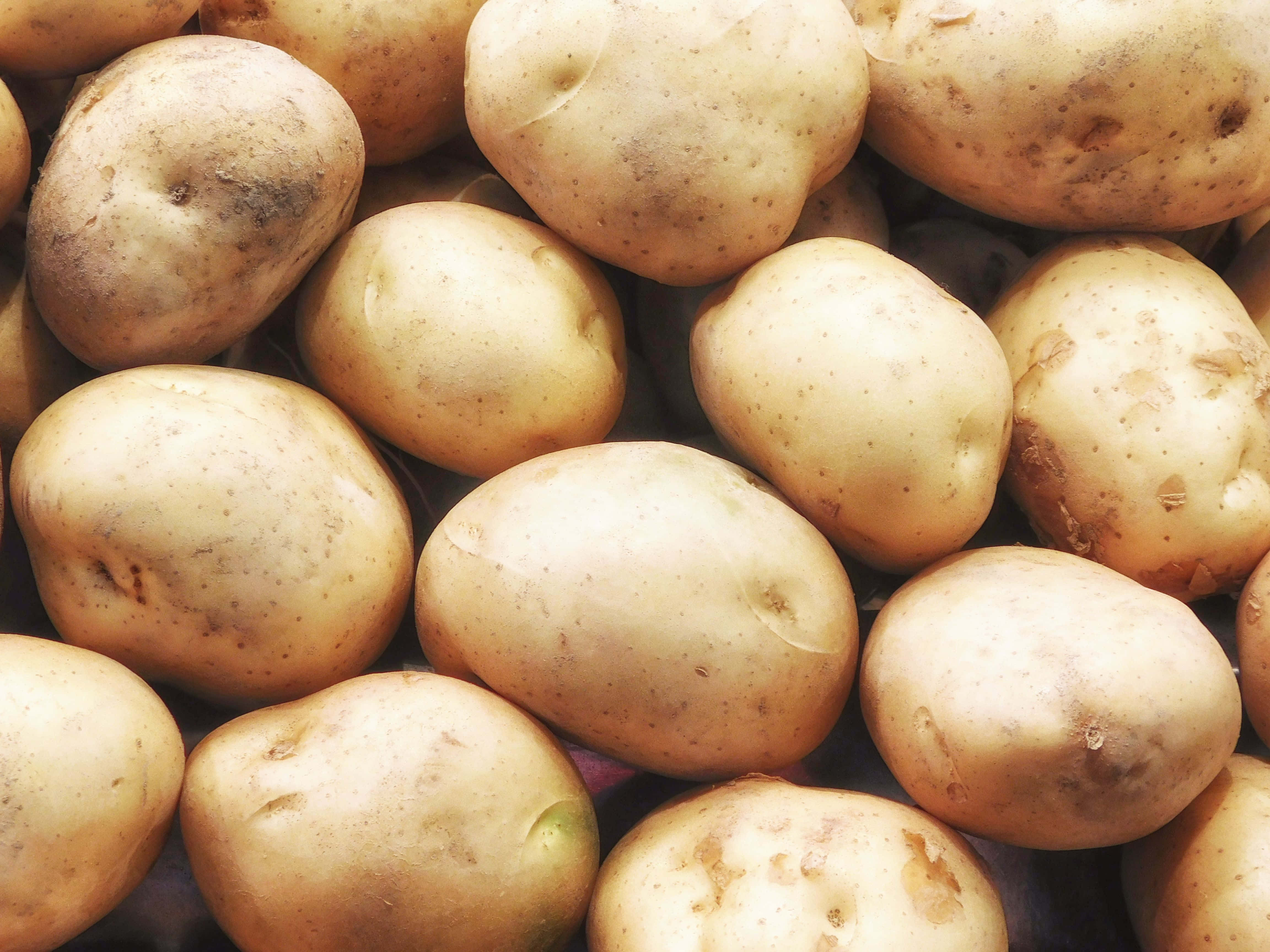 potatoes, earthy skin, natural imperfections, 4K Desktop Wallpaper