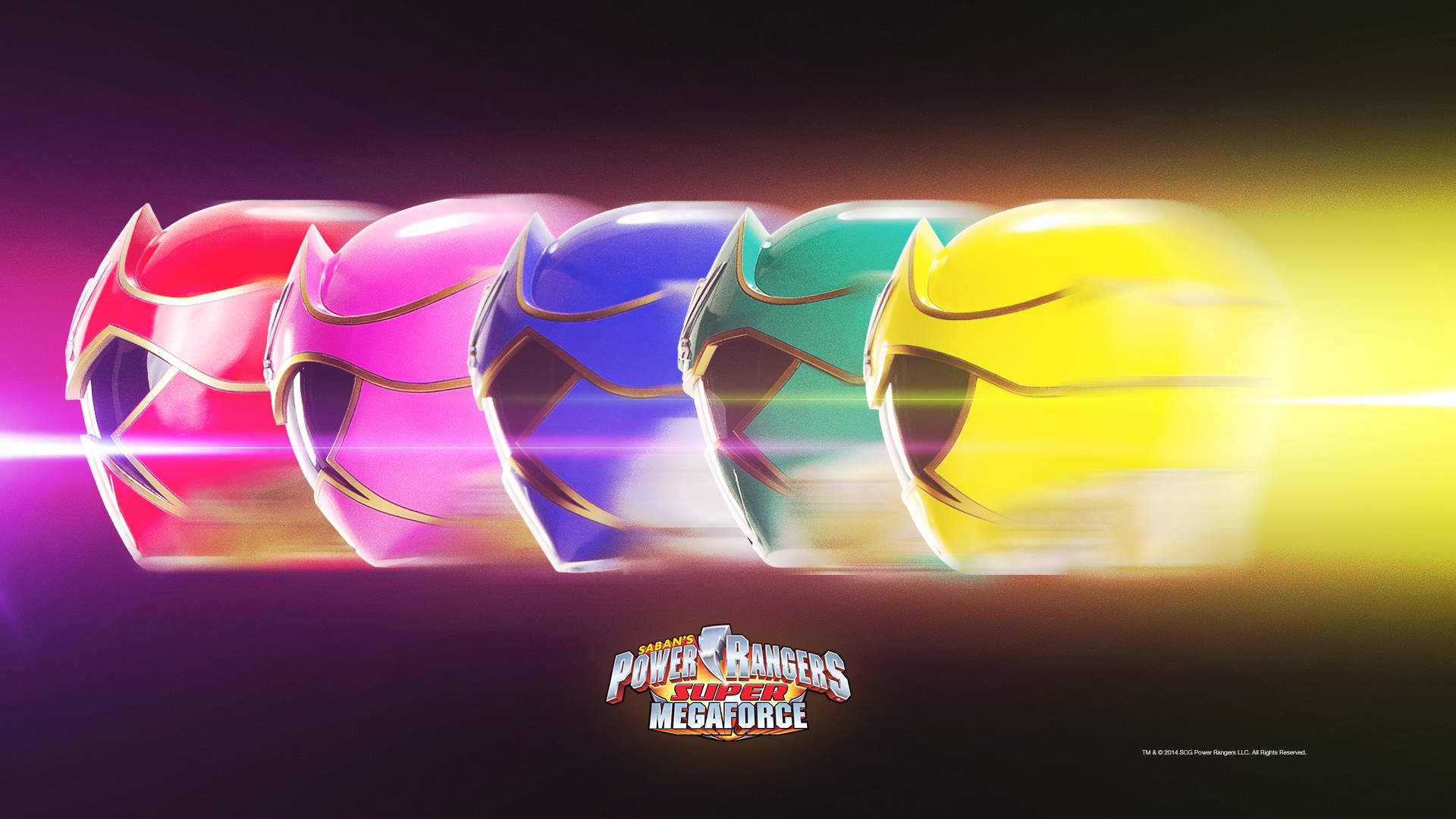 Power Rangers, red, pink, Full HD Desktop Wallpaper