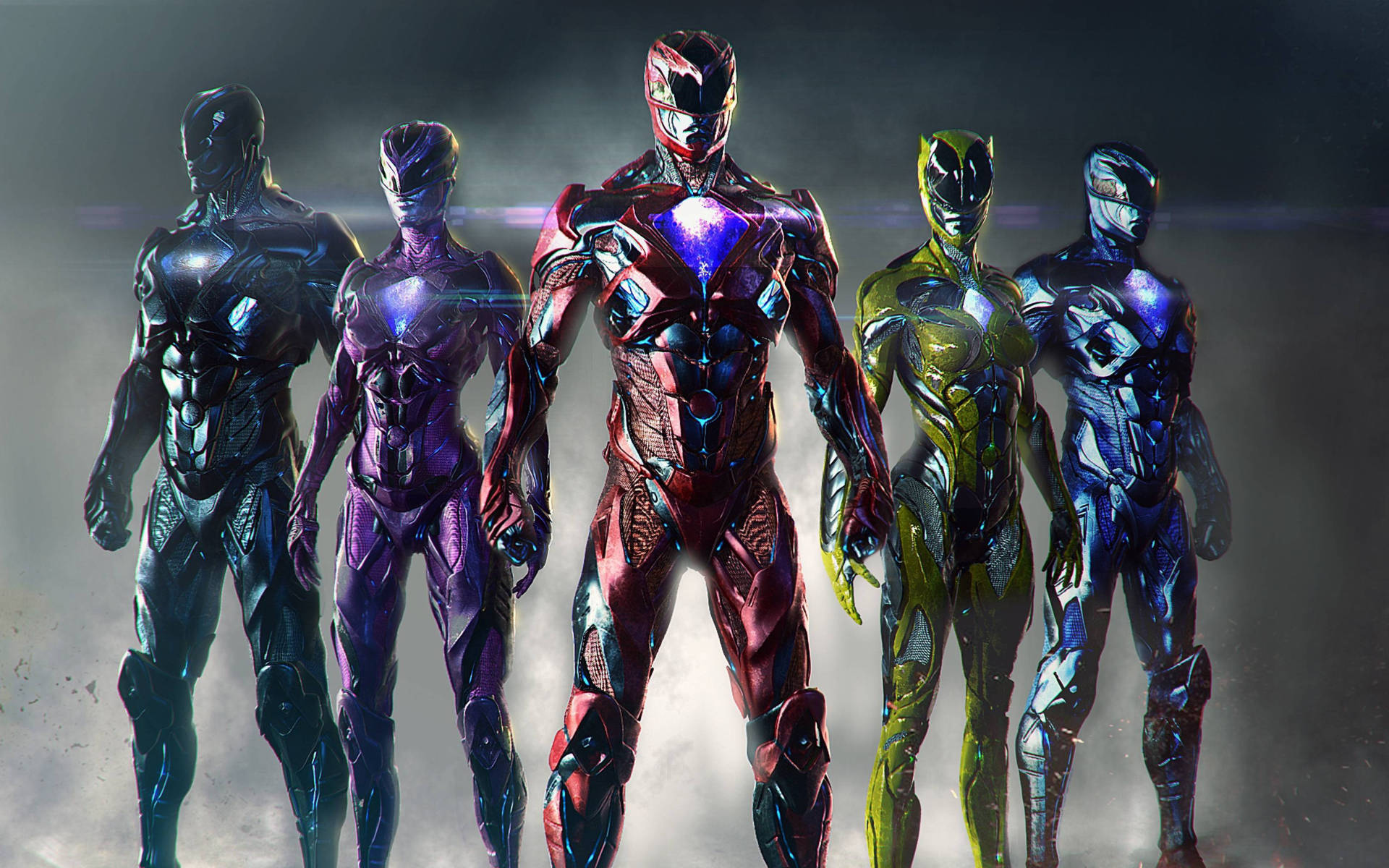 Power Rangers, movie, armored superheroes, Full HD Desktop Wallpaper