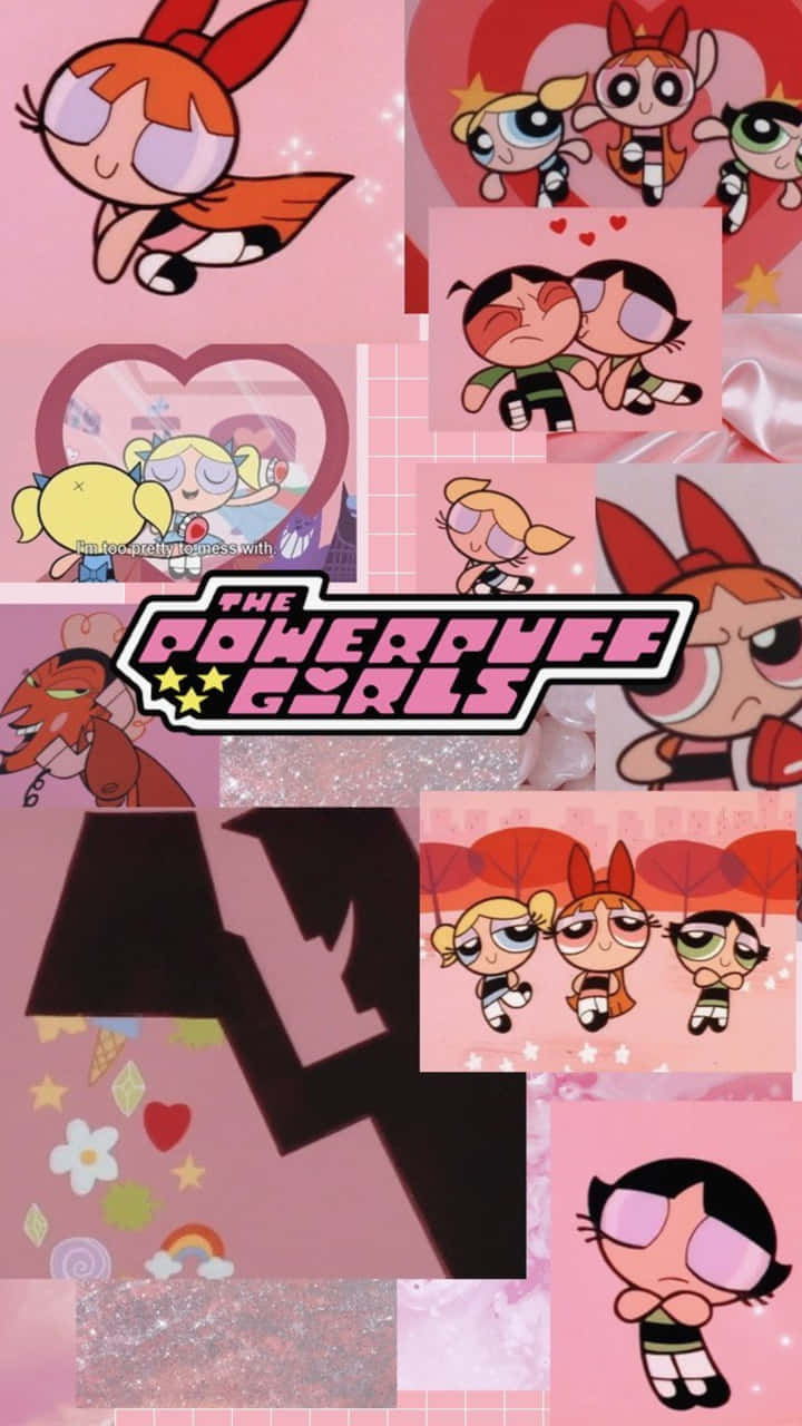 Powerpuff Girls, The Powerpuff Girls, vibrant pink, HD Phone Wallpaper