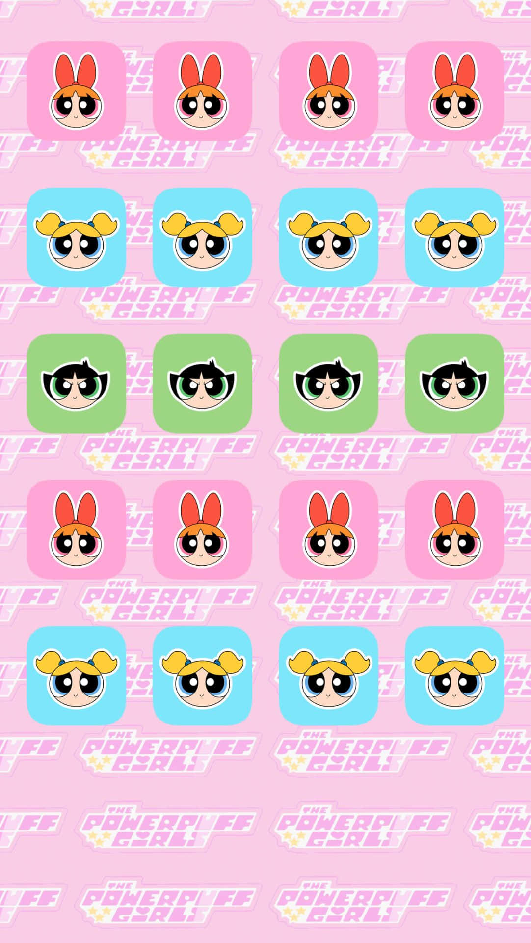 Powerpuff Girls, pink, blue, Full HD Phone Wallpaper