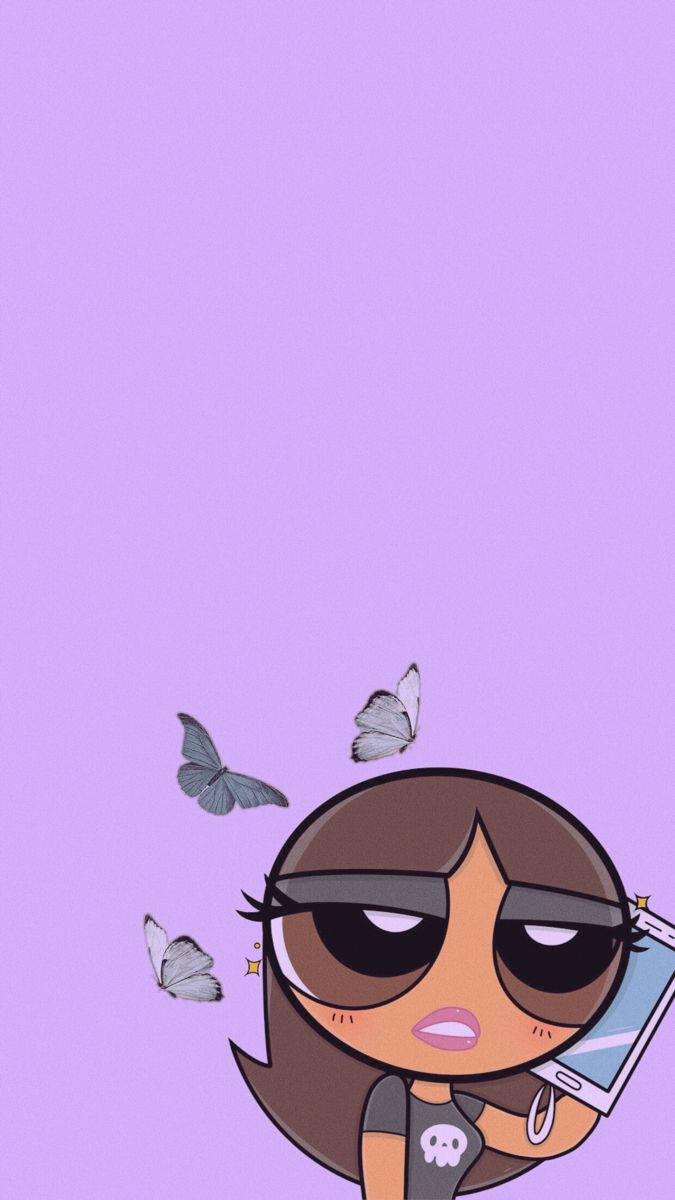 Powerpuff Girls, oversized sunglasses, skull shirt, SD Phone Wallpaper