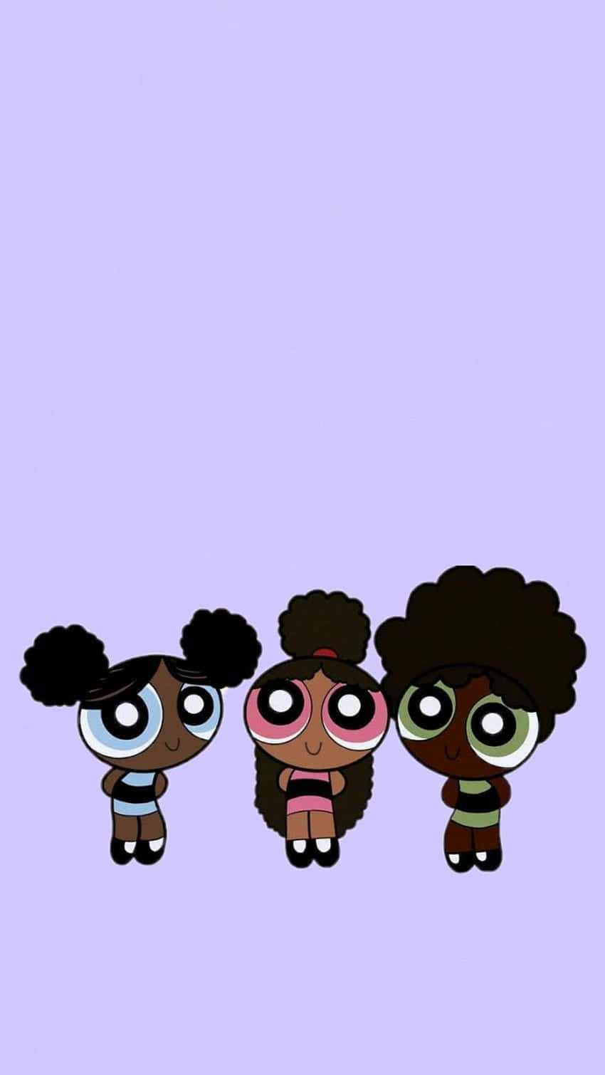 Powerpuff Girls, black variation, big eyes, HD Phone Wallpaper