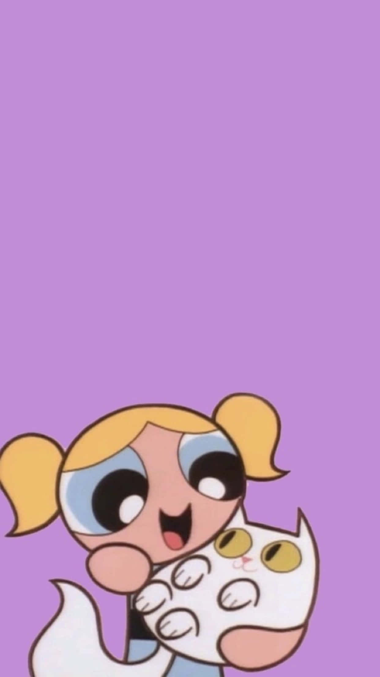 Powerpuff Girls, Bubbles, blonde pigtails, Full HD Phone Wallpaper