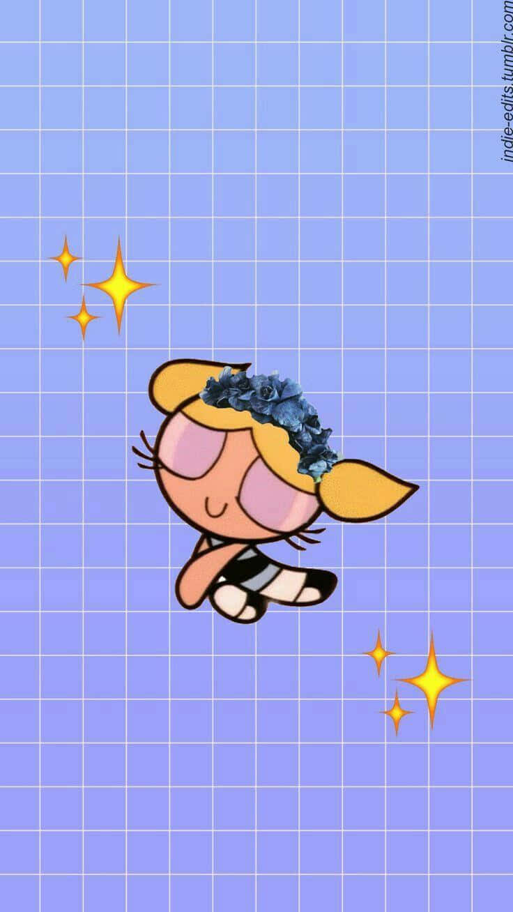 Powerpuff Girls, Bubbles, yellow pigtails, HD Phone Wallpaper