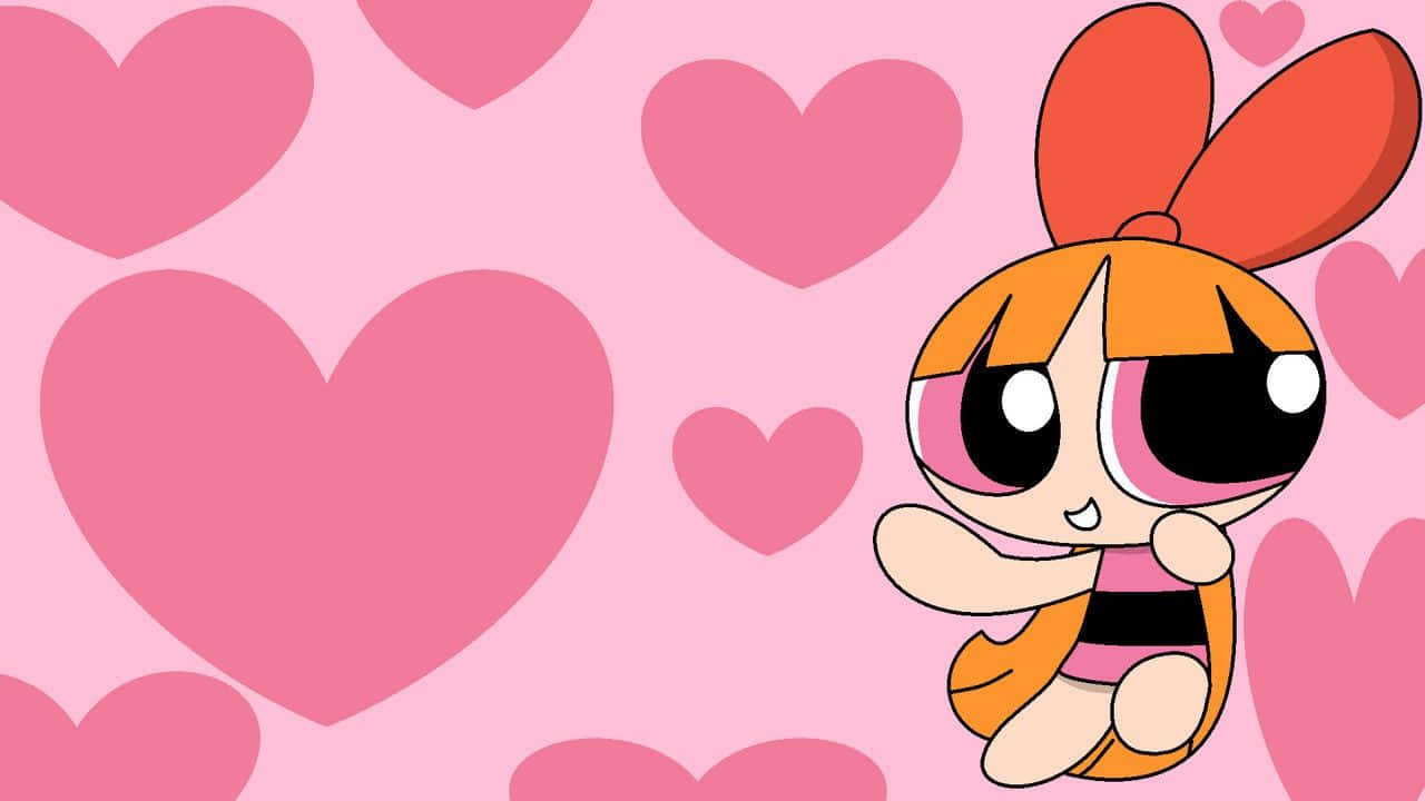 Powerpuff Girls, orange hair, red bow, HD Desktop Wallpaper