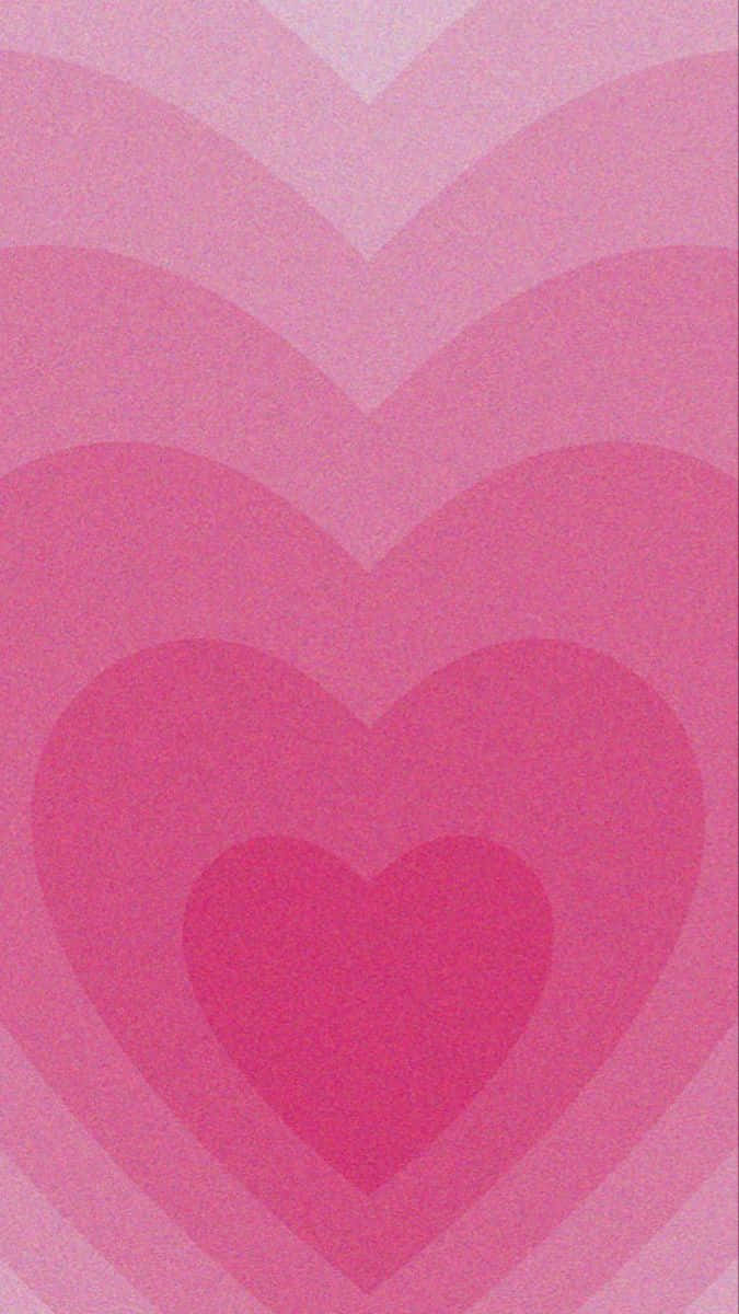 Powerpuff Girls, Pink Heart, concentric hearts, SD Phone Wallpaper