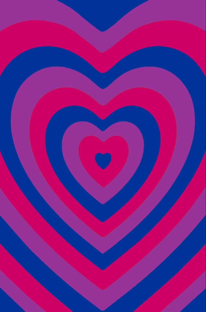 Powerpuff Girls Heart, pink, blue, SD Phone Wallpaper