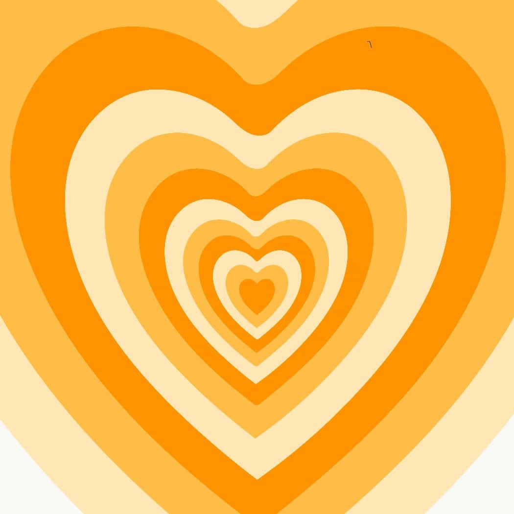Powerpuff Girls Heart, orange, yellow, SD Desktop Wallpaper