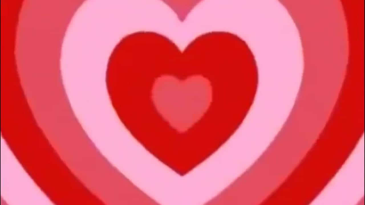 Powerpuff Girls, Heart, red, HD Desktop Wallpaper
