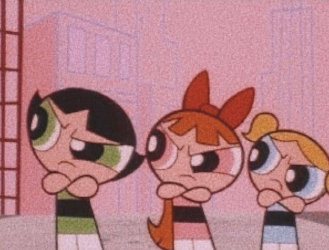 Powerpuff Girls, indie aesthetic, laptop, HD Desktop Wallpaper