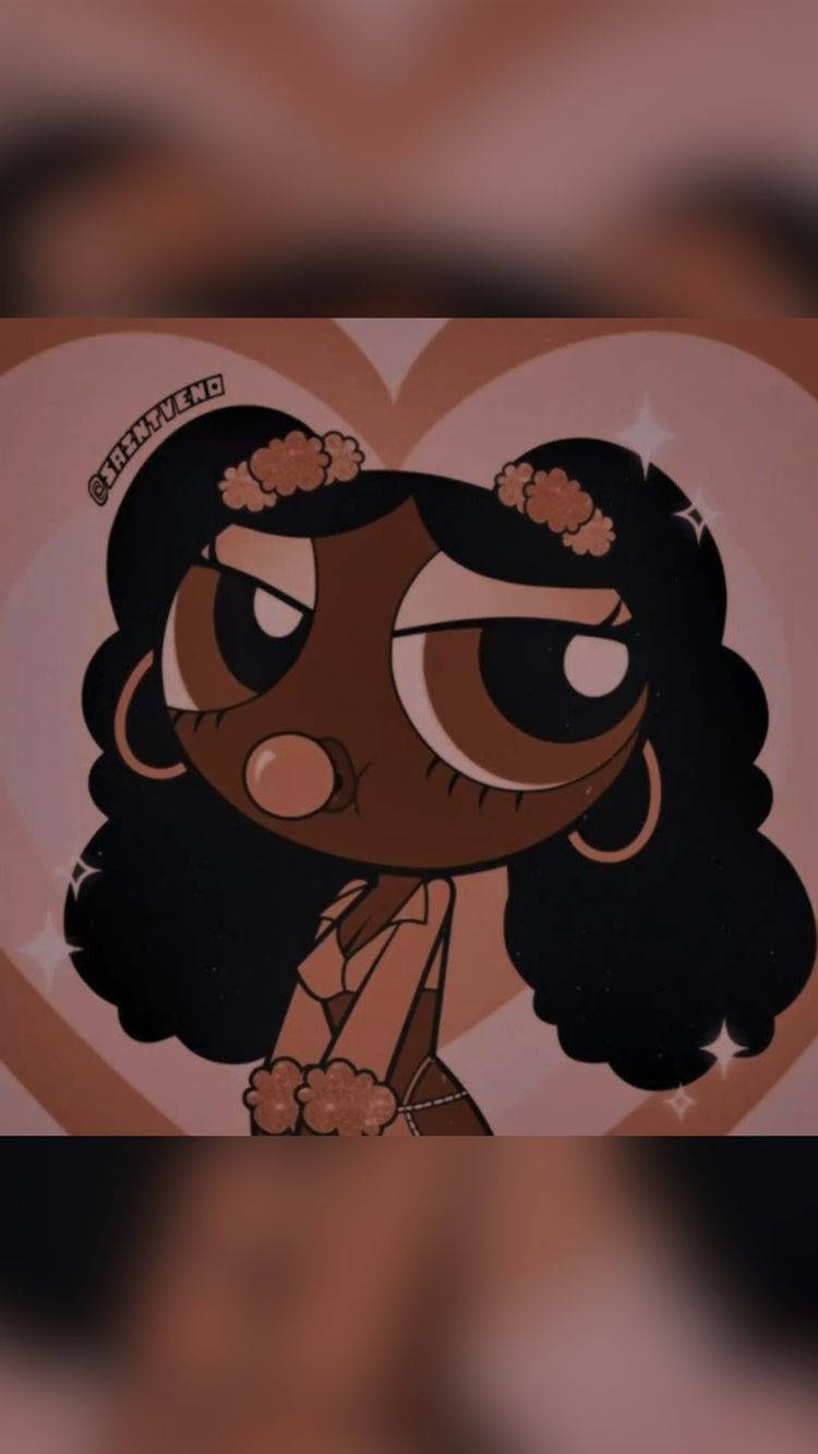 Powerpuff Girls, black, brown, HD Phone Wallpaper