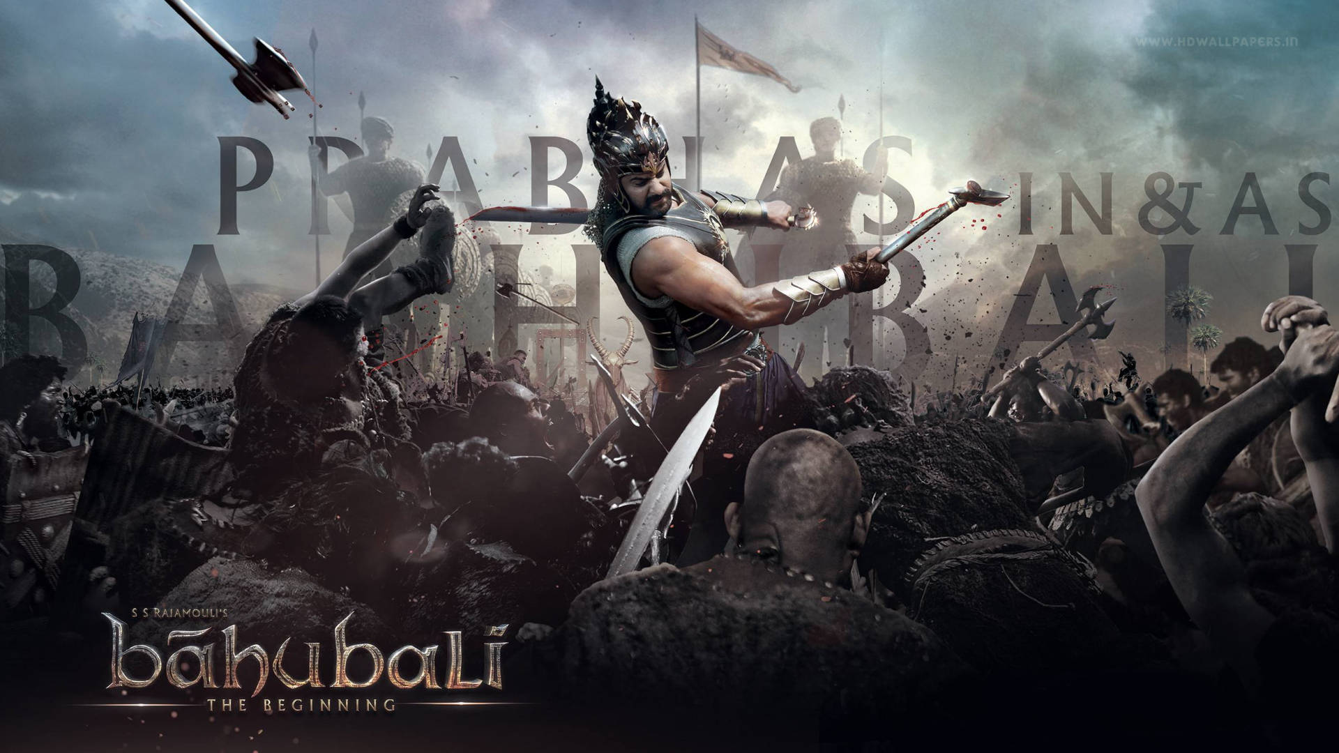 Prabhas, warrior, ornate armor, Full HD Desktop Wallpaper
