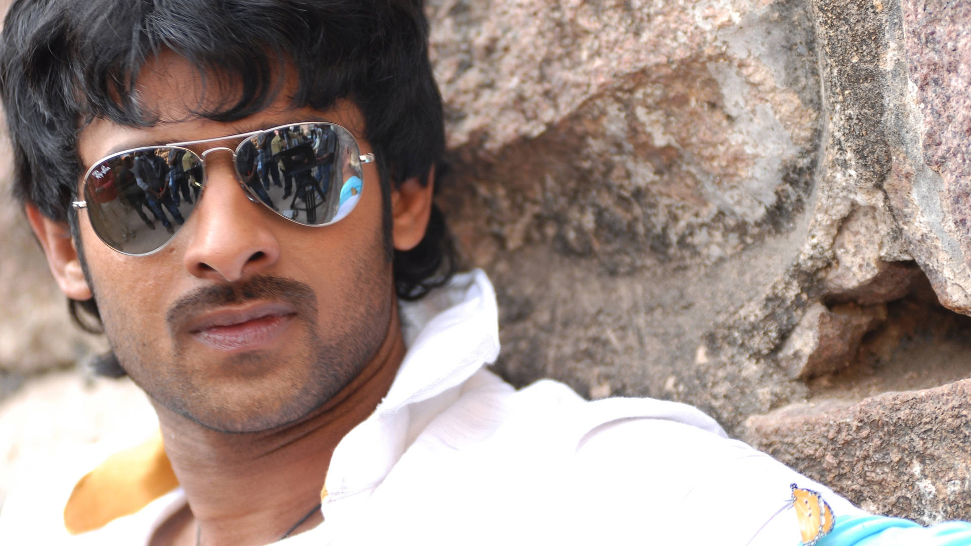 Prabhas, dark hair, sunglasses, Full HD Desktop Wallpaper