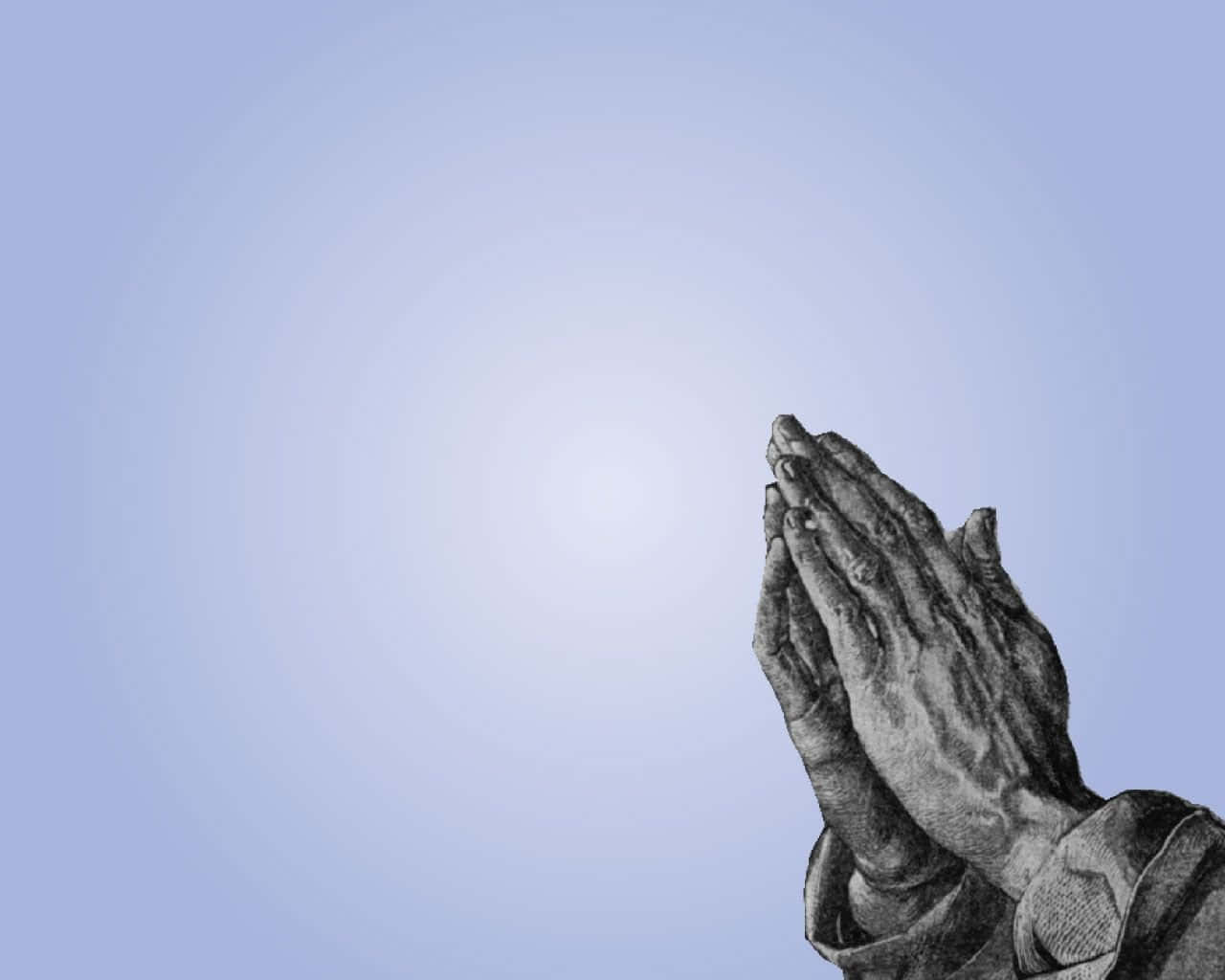 Praying Hands, monochrome drawing, clasped hands, HD Desktop Wallpaper