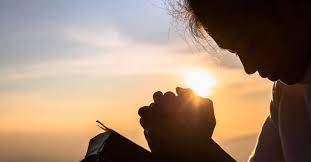 Praying Man, sunset, silhouette, SD Desktop Wallpaper