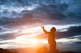 Prayer, Dark Clouds, Sunset, SD Desktop Wallpaper
