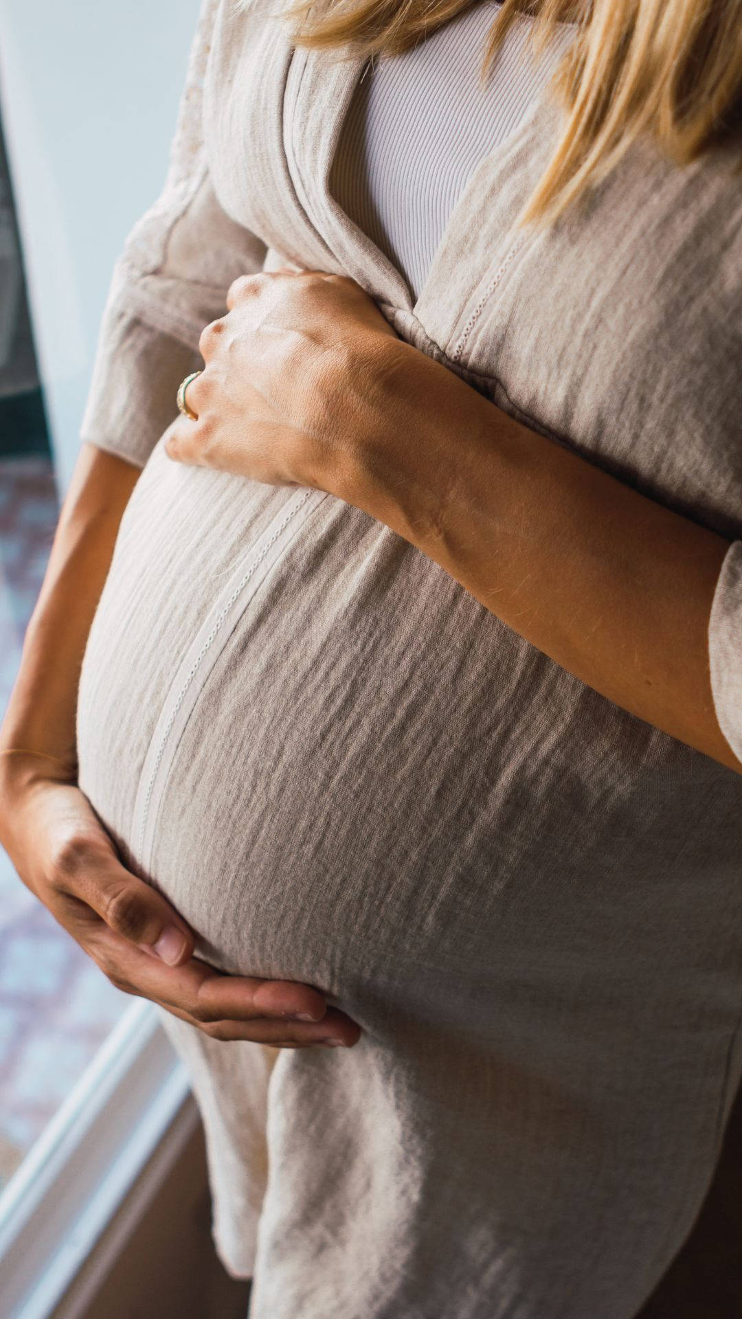 pregnant woman, belly, soft natural light, Full HD Phone Wallpaper