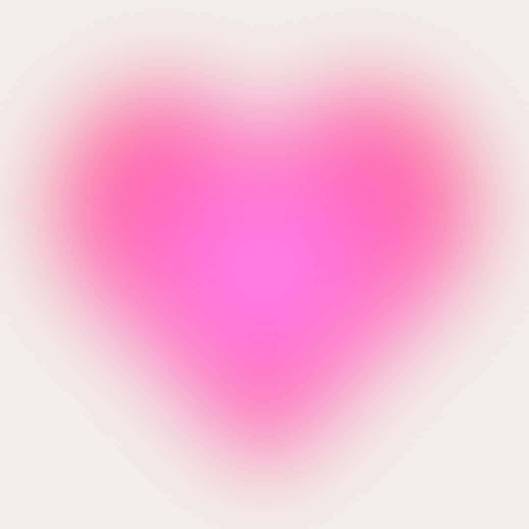 Aura Color, pink heart shape, soft glowing, SD Desktop Wallpaper