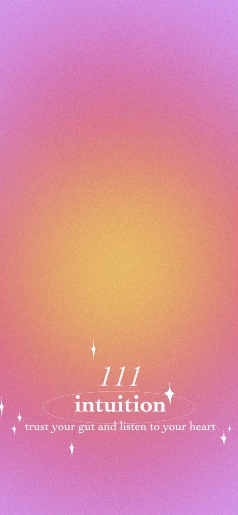 111 intuition, pink and yellow hues, sparkles, HD Phone Wallpaper
