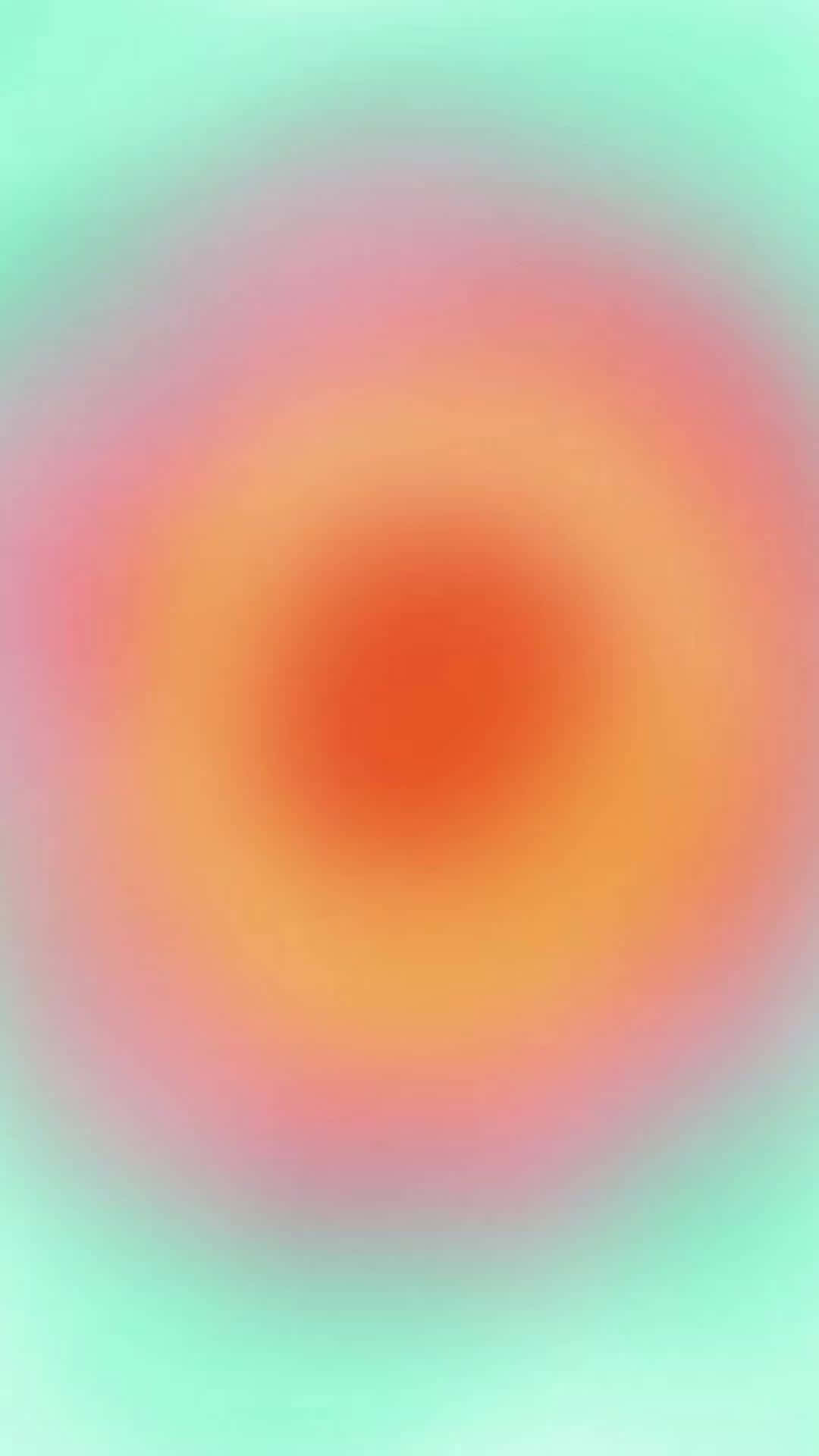 abstract aura, gradient, warm orange, Full HD Phone Wallpaper