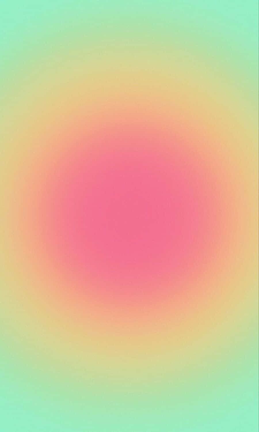 Preppy Aura, pink orb, mint green, HD Phone Wallpaper