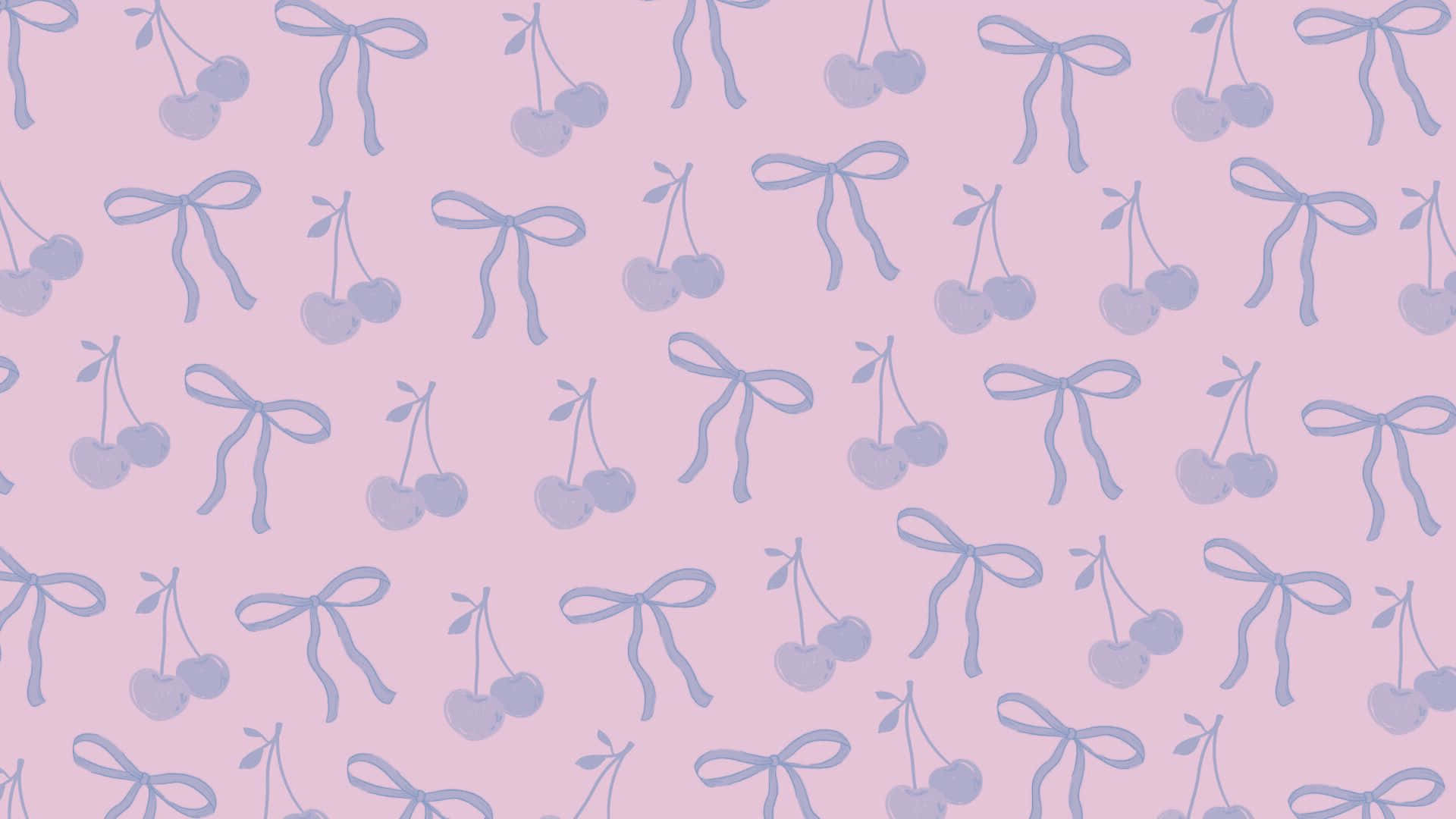Preppy Bow, soft pink, light purple, Full HD Desktop Wallpaper
