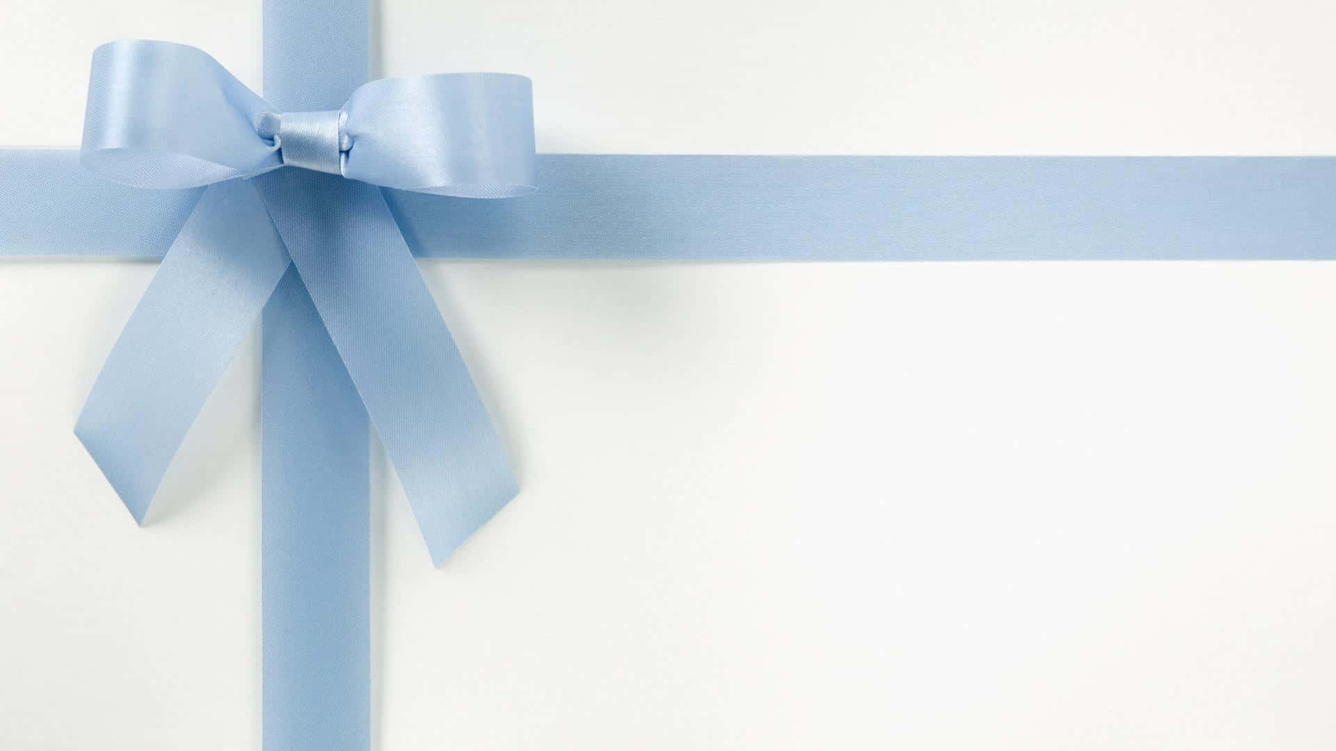 elegant blue satin bow, light blue satin ribbon, neat bow, Full HD Desktop Wallpaper