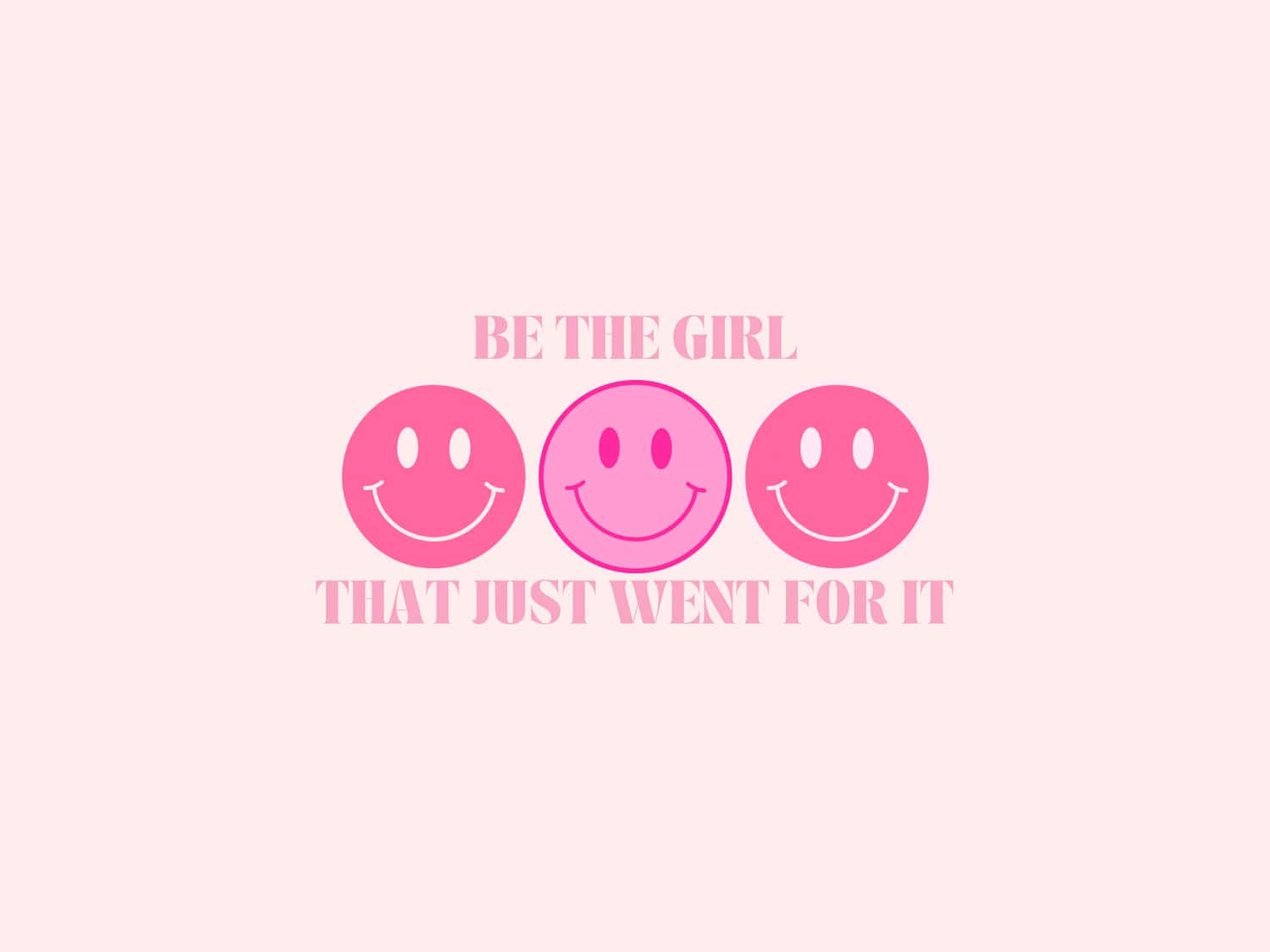 Preppy, pink, smiley faces, HD Desktop Wallpaper
