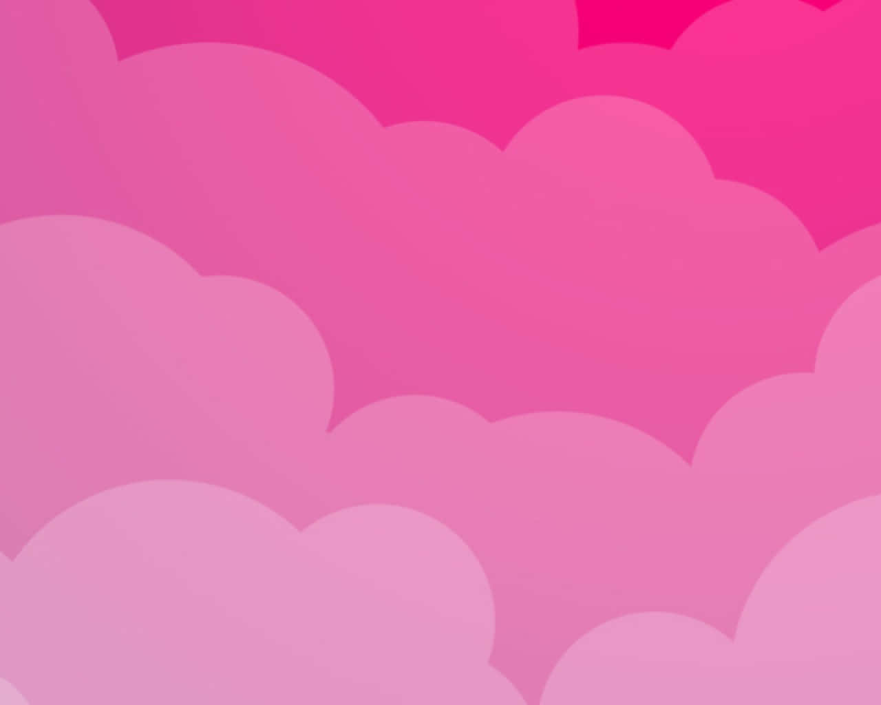 girly pink laptop, pastel pink clouds, gradient sky, HD Desktop Wallpaper