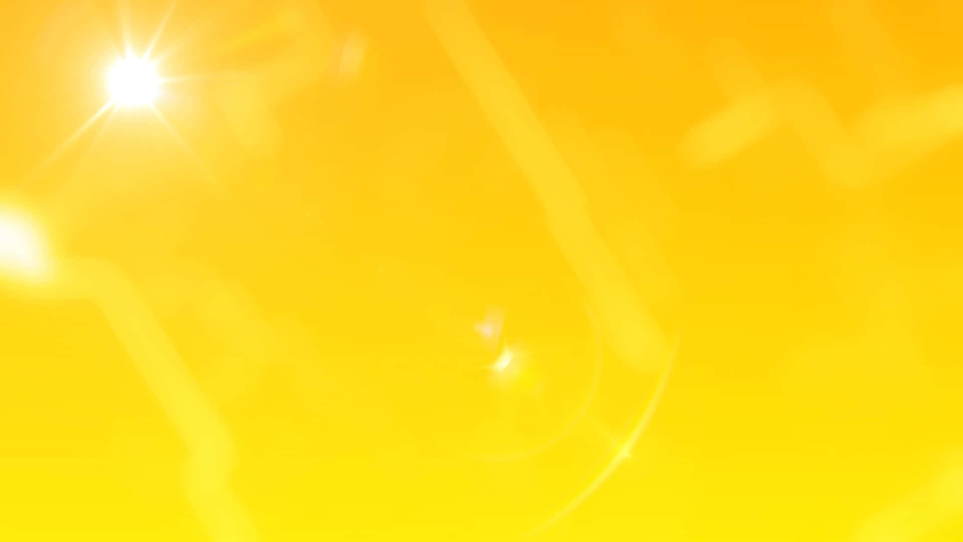 pastel yellow laptop, vibrant yellow abstract background, glowing light flares, Full HD Desktop Wallpaper