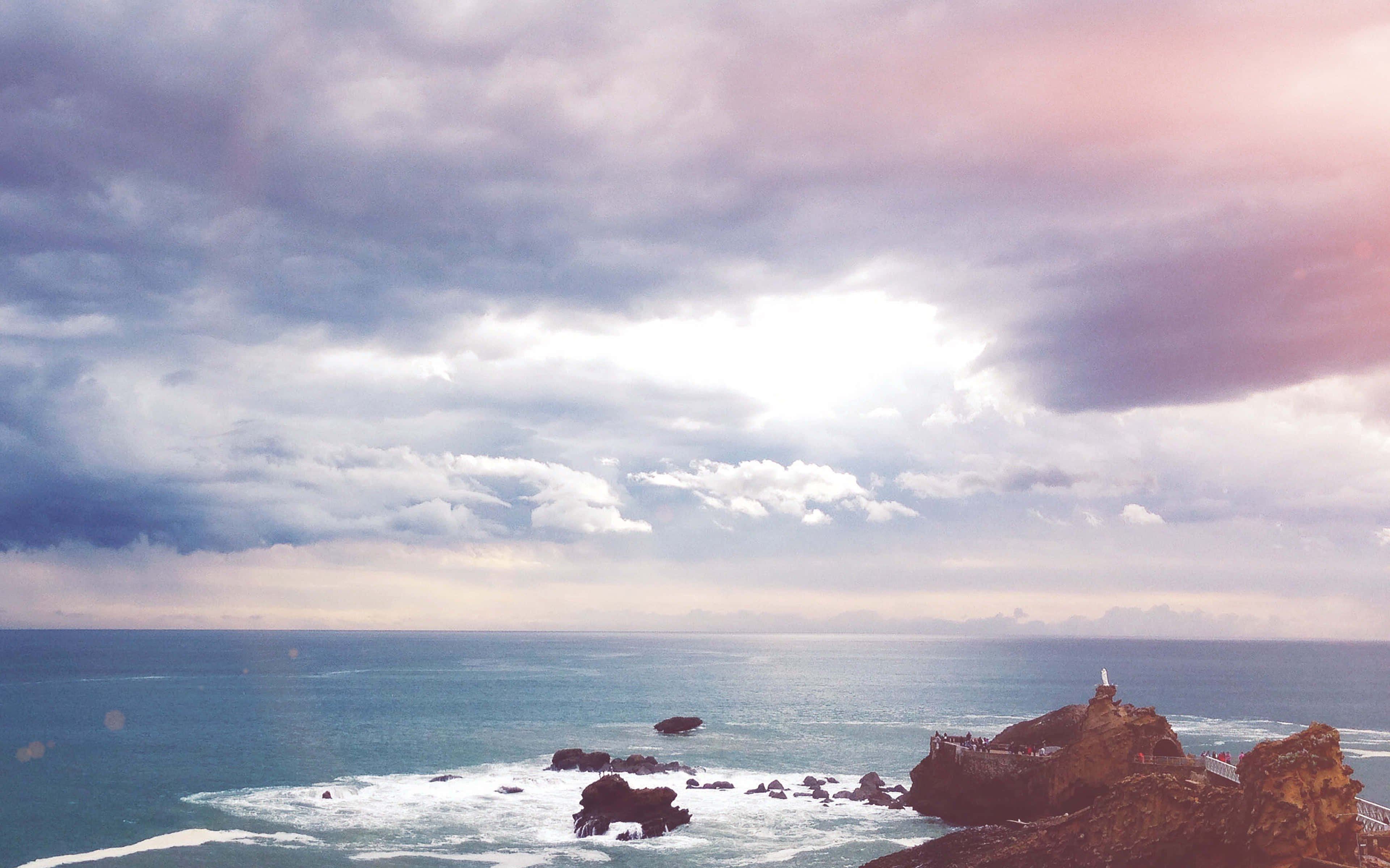 summer aesthetic laptop, 3840 x 2400, turquoise ocean, 4K Desktop Wallpaper