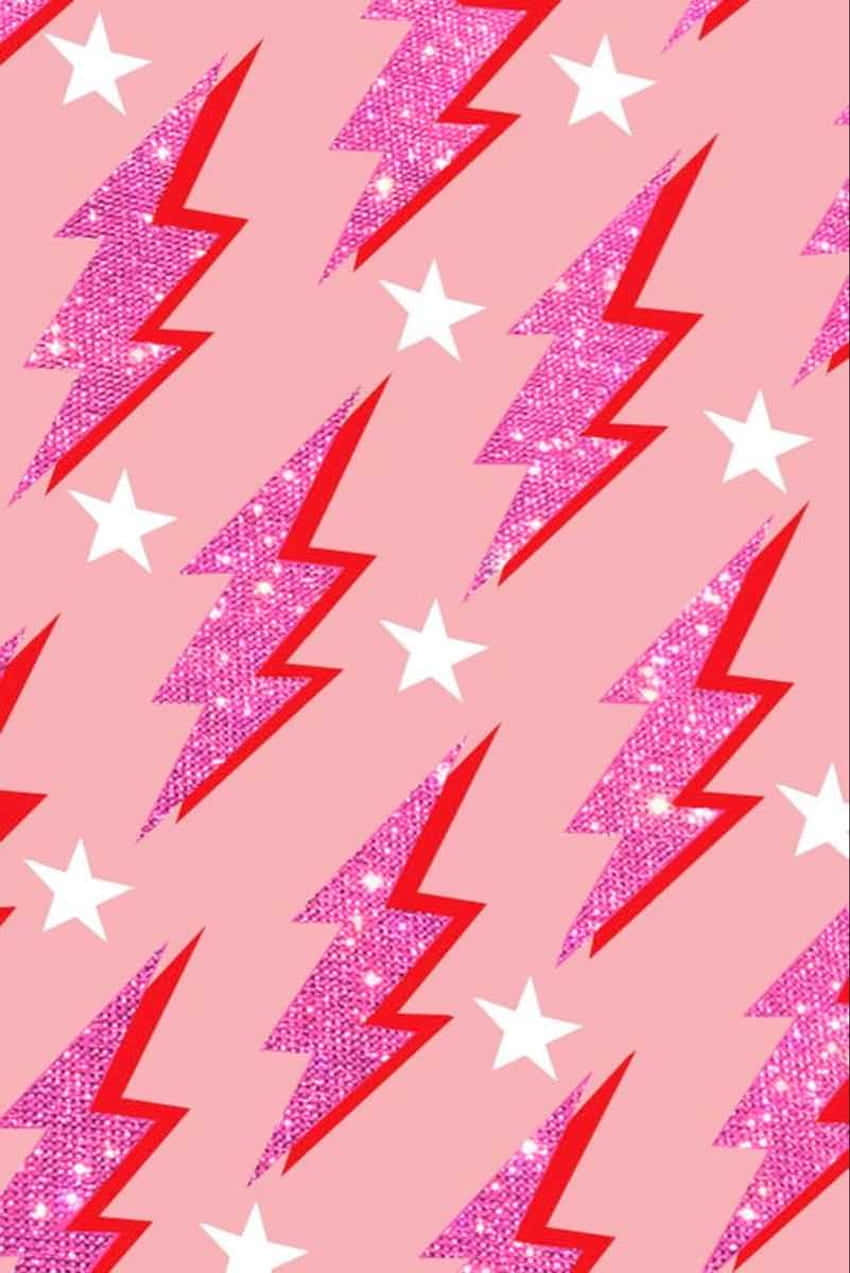 sparkly thunderbolts, preppy pfp, tiktok, SD Phone Wallpaper