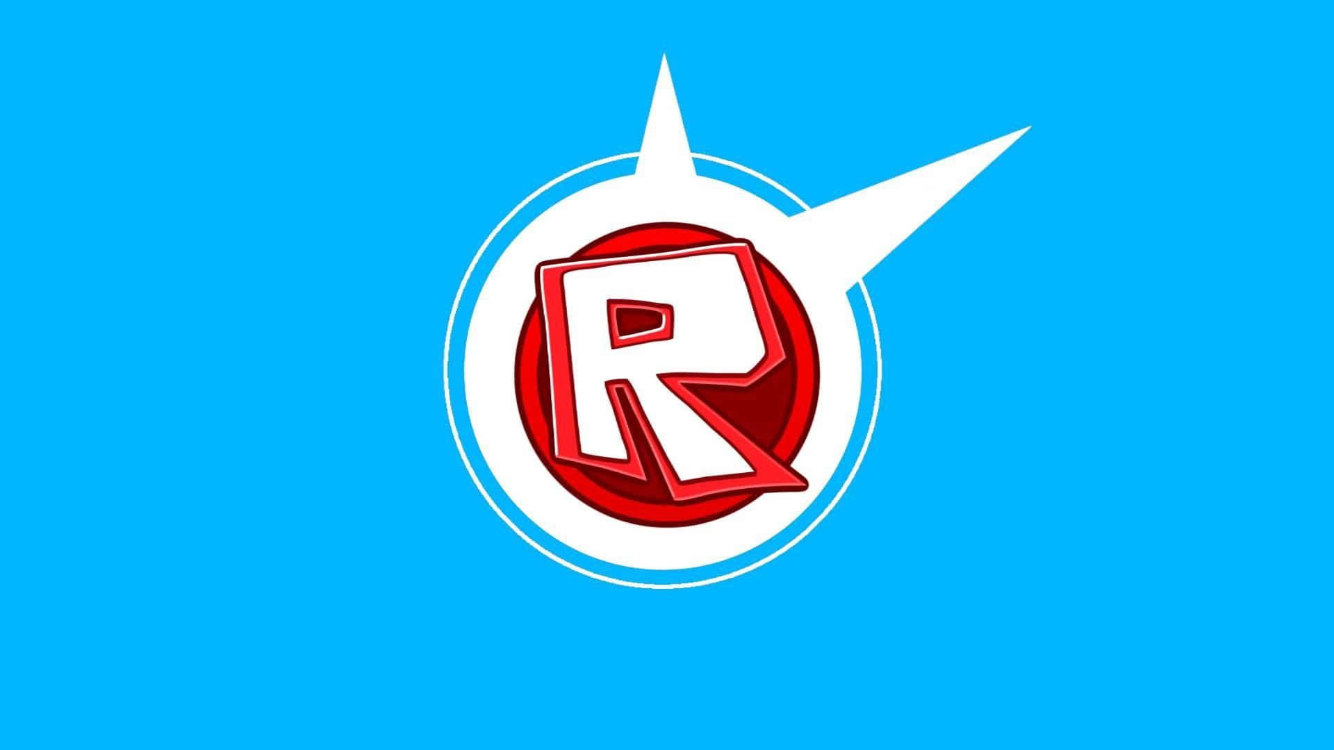 Roblox Logo, red stylized R, white circle, Full HD Desktop Wallpaper