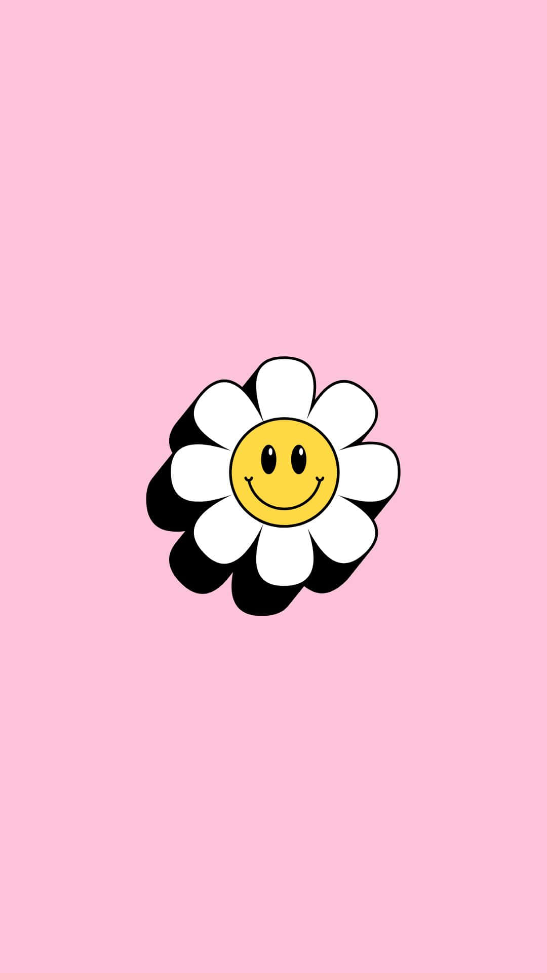 Preppy Smiley, daisy, smiling yellow face, Full HD Phone Wallpaper