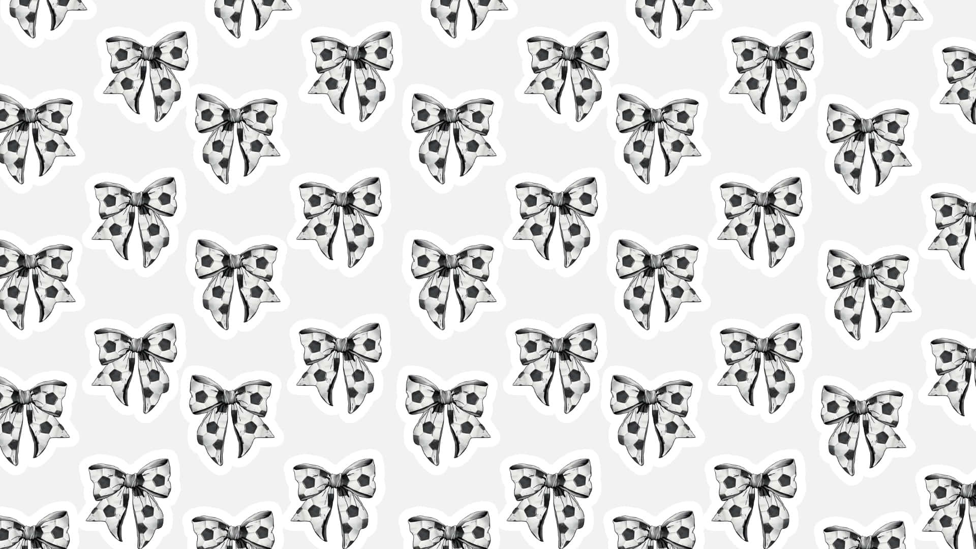 Preppy Soccer, butterfly pattern, black and white soccer ball pattern, Full HD Desktop Wallpaper
