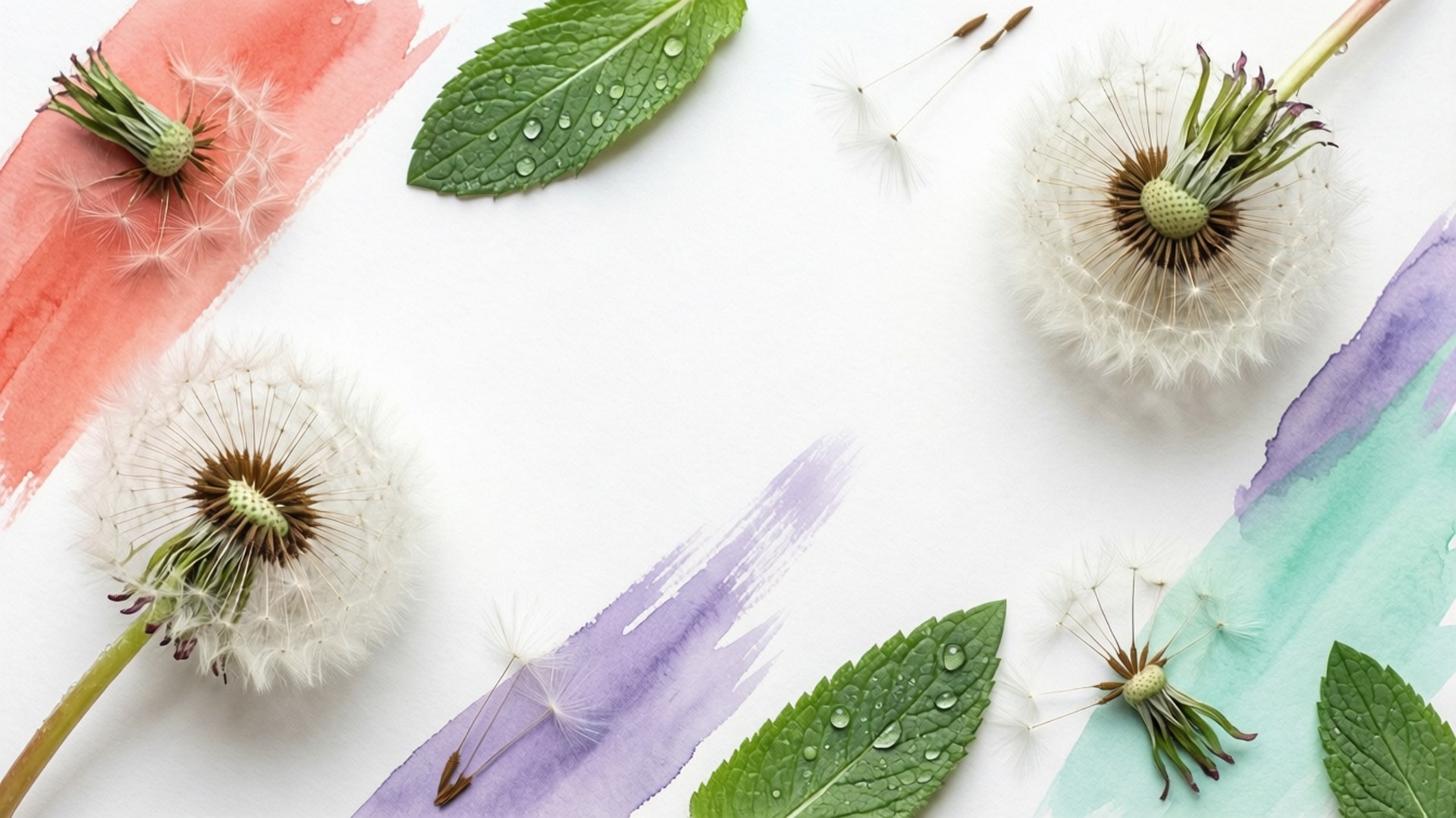dandelion, minimalist, spring, Full HD Desktop Wallpaper