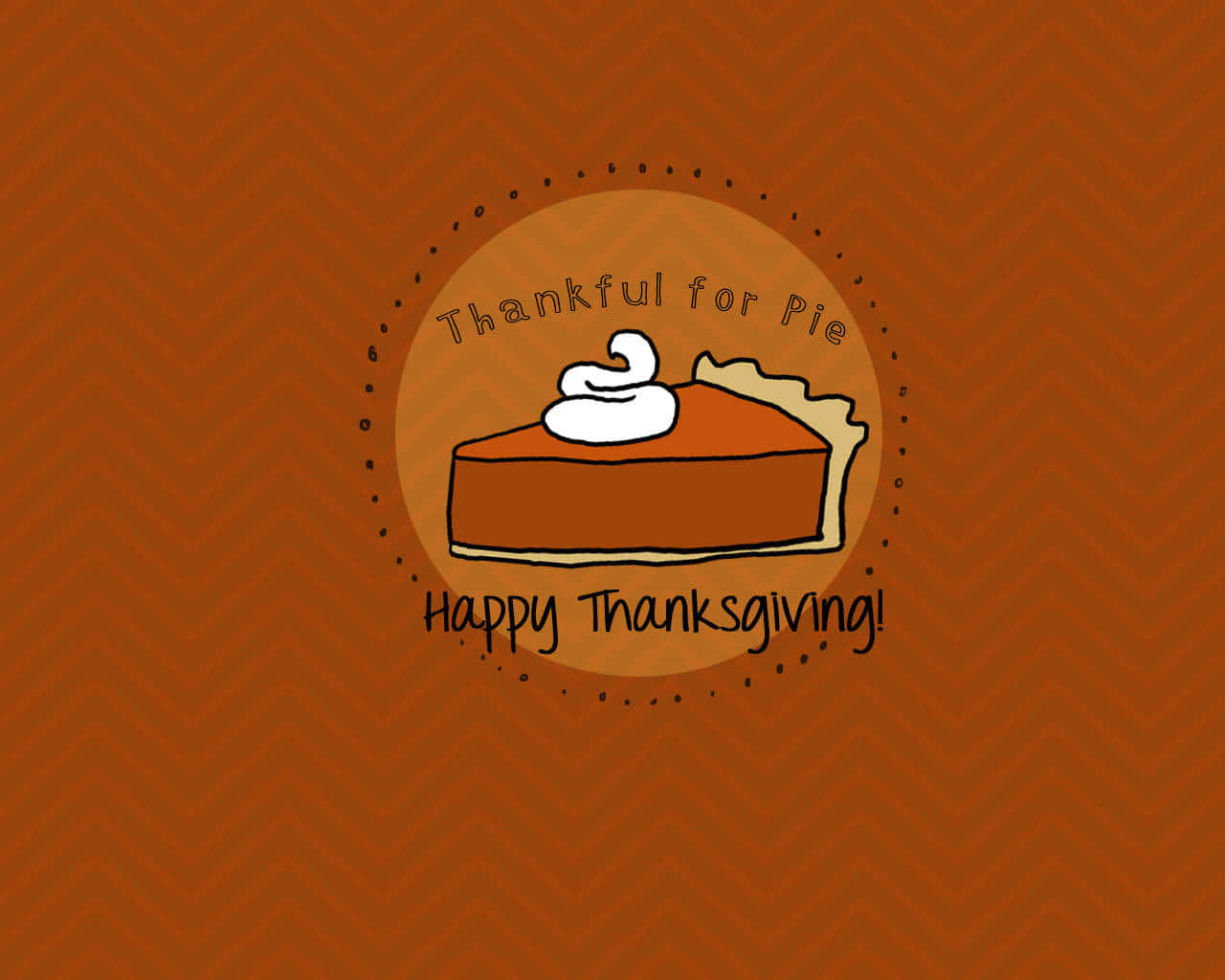 pumpkin pie, whipped cream, zigzag orange background, HD Desktop Wallpaper