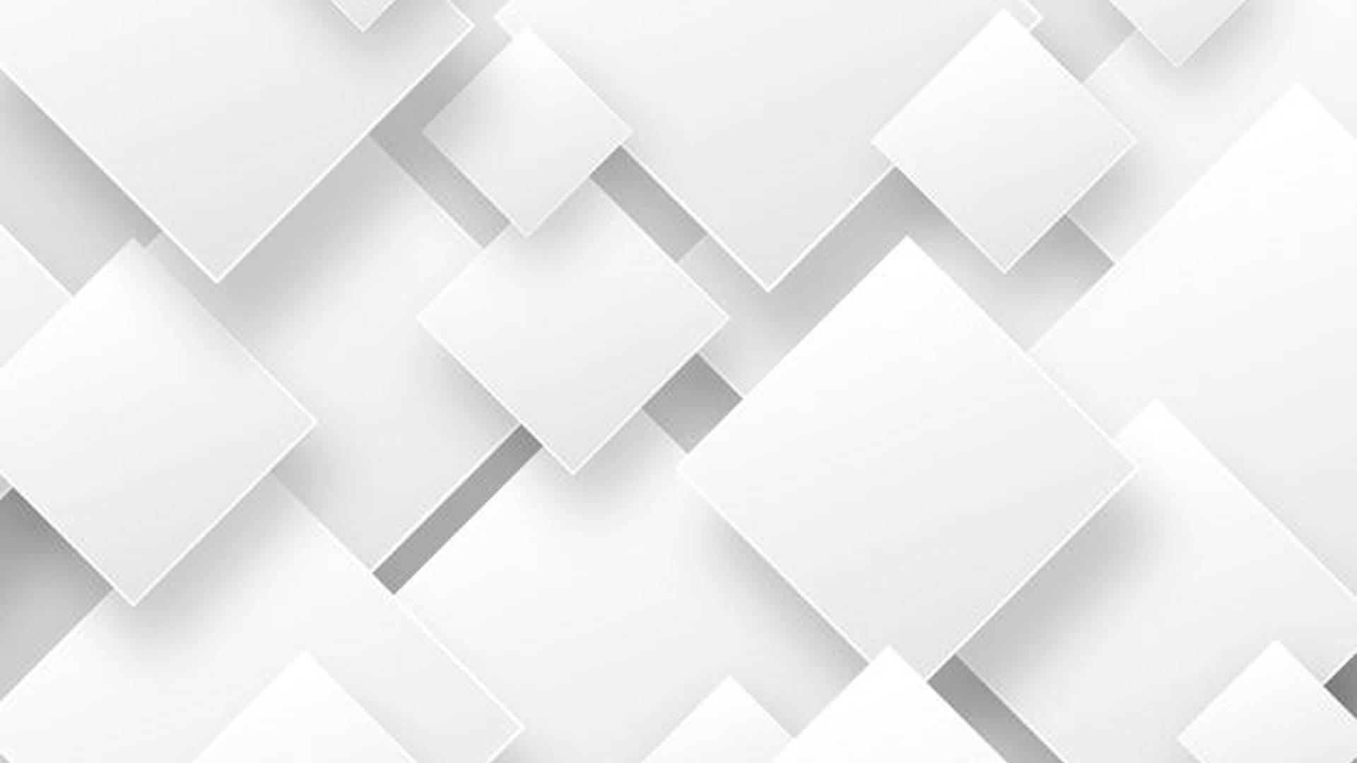 white square shapes, 3d-rendered, soft shadows, Full HD Desktop Wallpaper