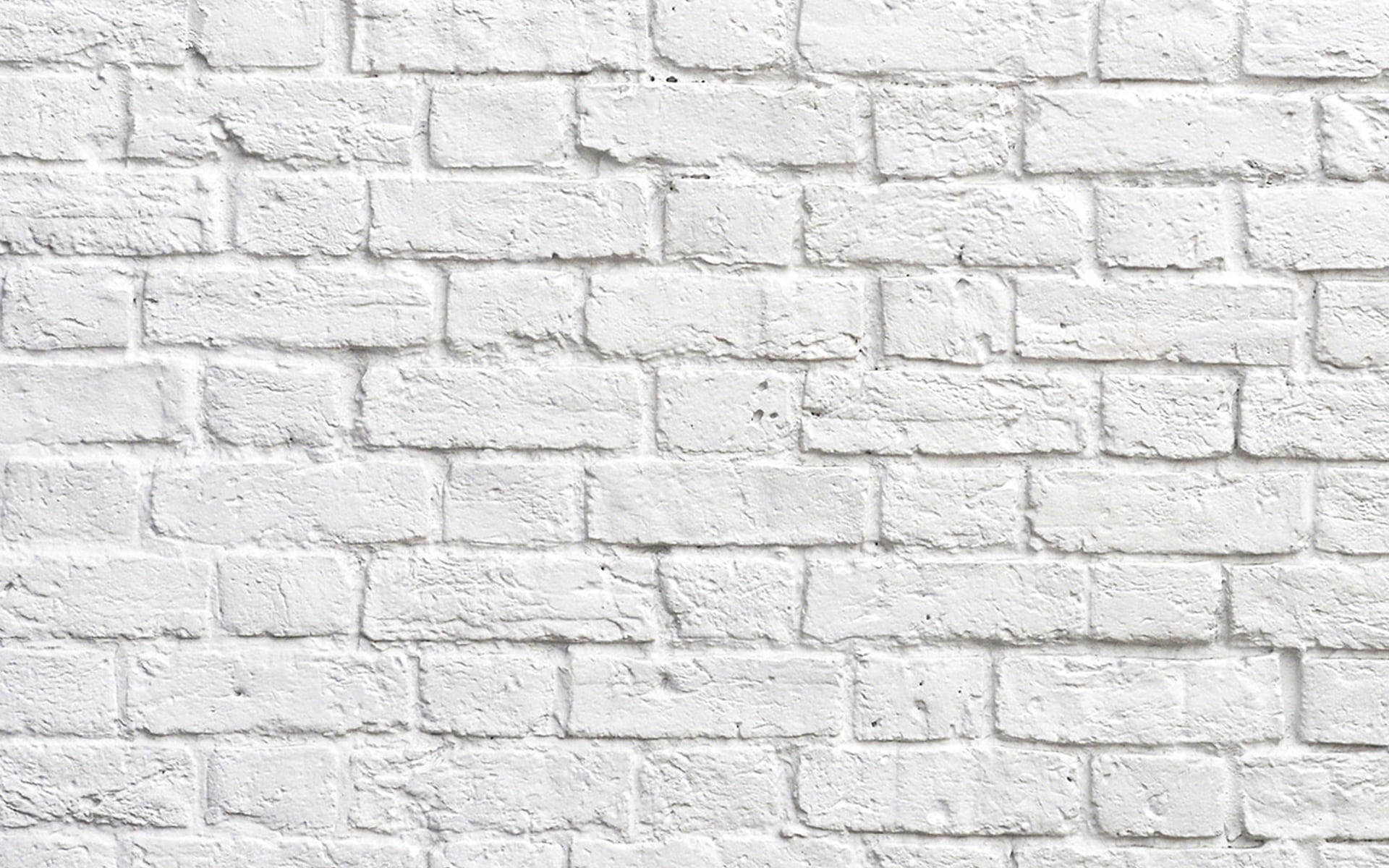 white brick wall, textured mortar, subtle imperfections, Full HD Desktop Wallpaper