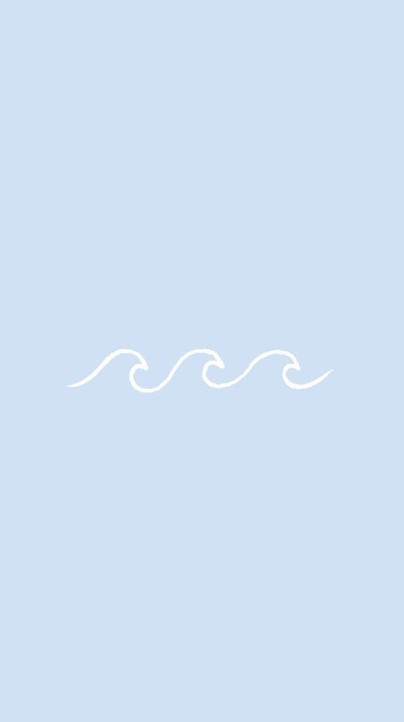 line art, wave, white, SD Phone Wallpaper