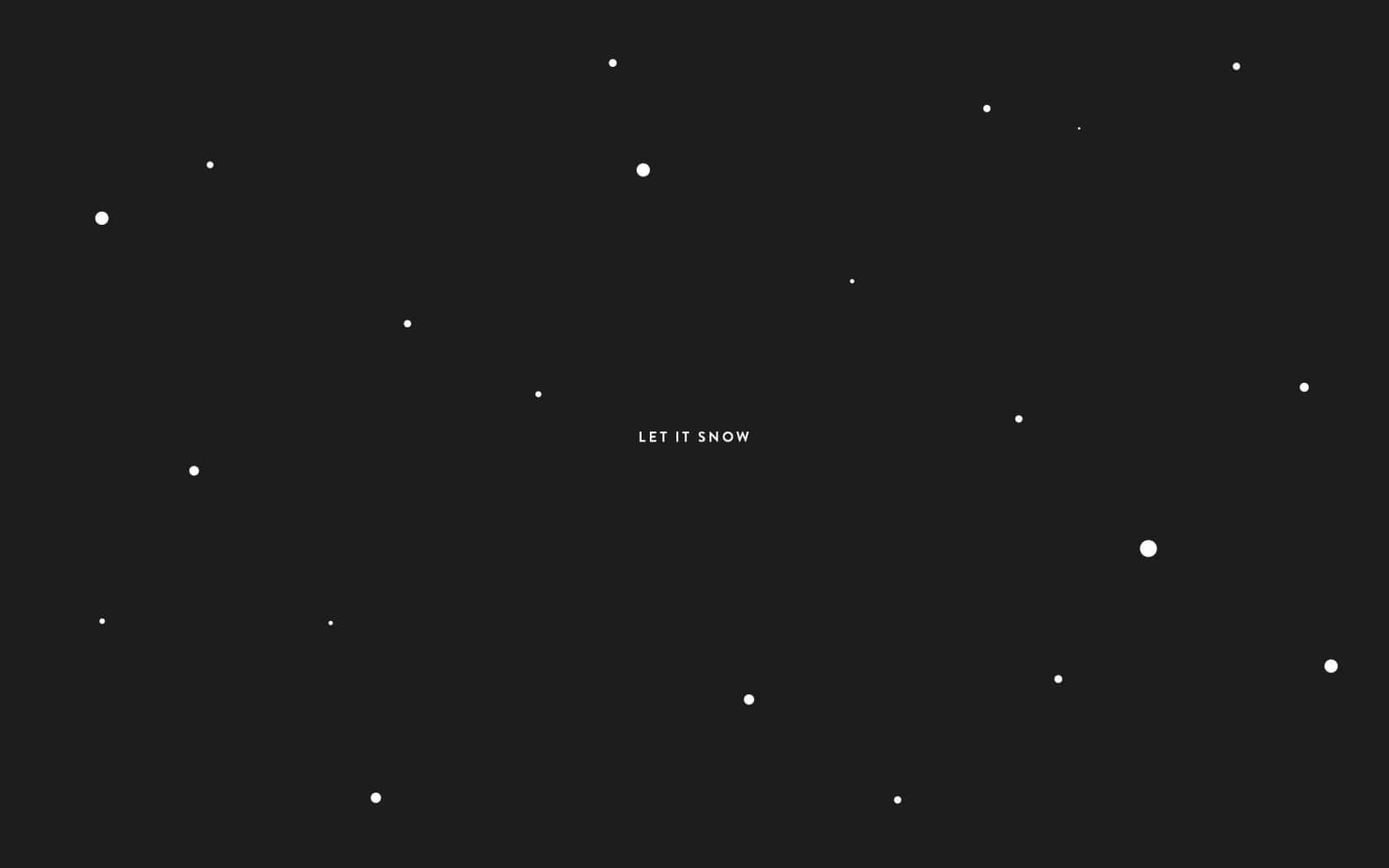 Pretty Black, minimalist black background, scattered white dots, HD Desktop Wallpaper