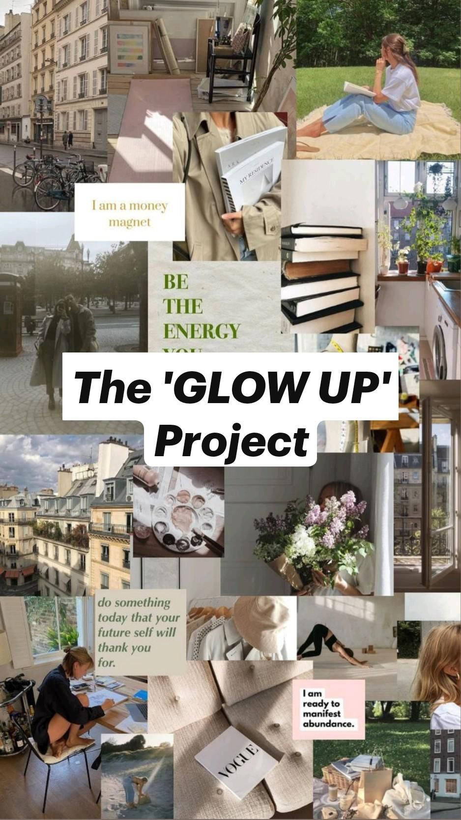 That Girl Aesthetic, glow up, books, HD Phone Wallpaper
